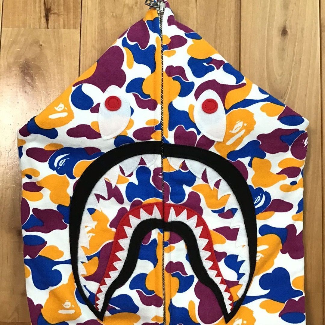 Bape 2023 🔥LA STORE CAMO🔥 shark full zip hoodie BAPE APE Size US XXL / EU 58 / 5 - 3 Thumbnail