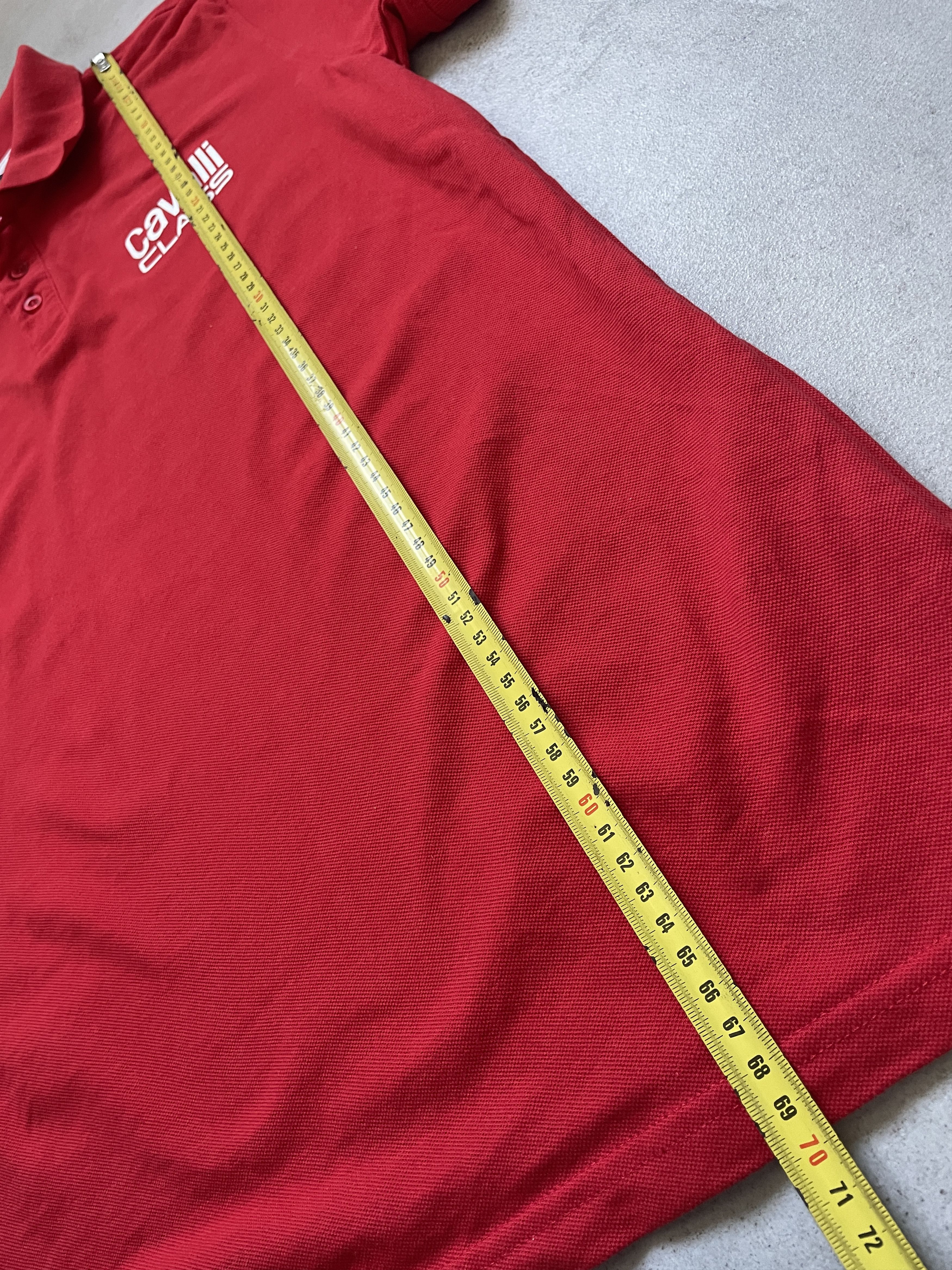 Roberto Cavalli ROBERTO CAVALLI CLASS SLIM FIT RED POLO TSHIRT Size US M / EU 48-50 / 2 - 6 Thumbnail