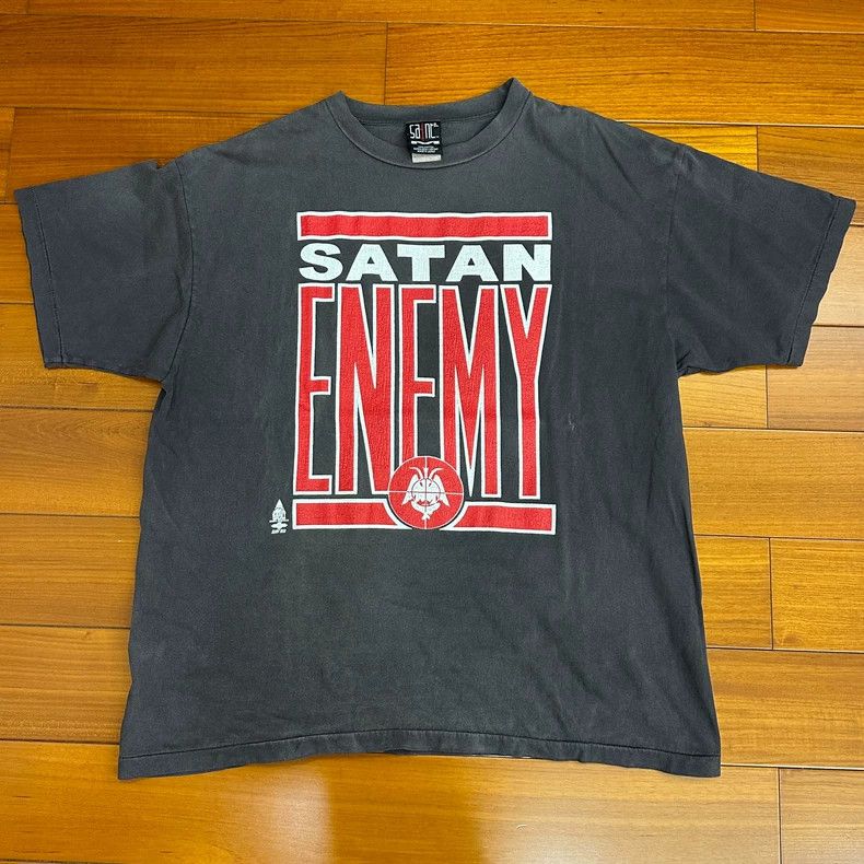 Saint Michael Saint Michael Red letter printed short sleeved shirt Size US XXL / EU 58 / 5 - 1 Thumbnail
