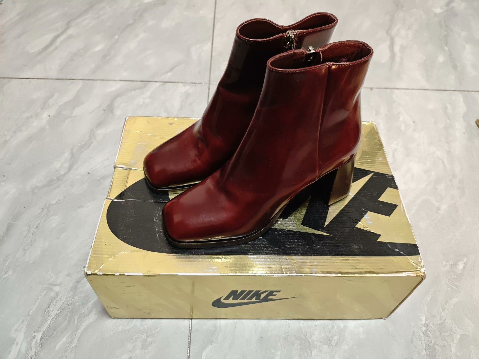 Prada Prada Patent Red Boots us_6-5 Women Size US 6.5 / IT 36.5 - 1 Thumbnail