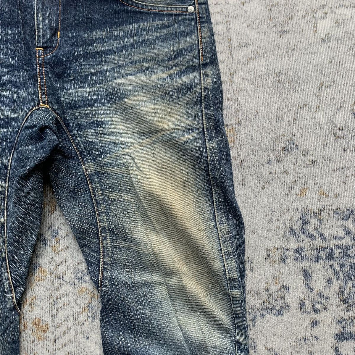Japanese Brand 2000s Japanese Brand Edwin Mud Wash Wide Flared Denim Pants Size US 29 - 4 Thumbnail