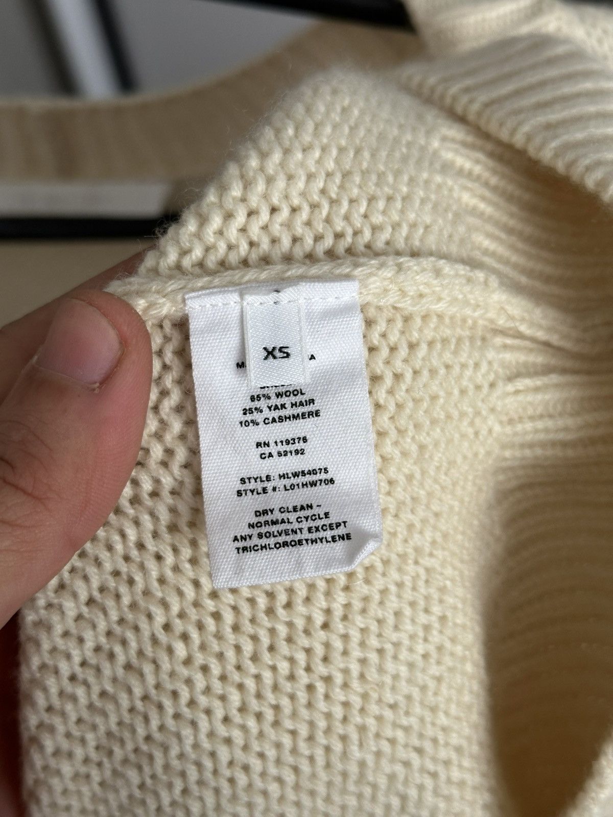 Helmut Lang Helmut Lang Distressed Knit Cardigan Size US XS / EU 42 / 0 - 9 Thumbnail