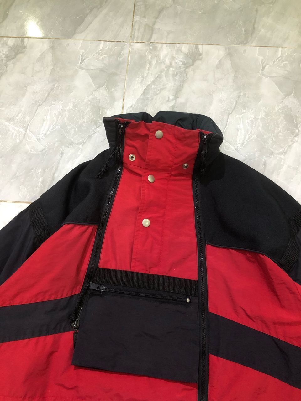 Octopus Vintage Red Cliff Octopus Army Techwear Anorak Cyberpunk Size US L / EU 52-54 / 3 - 3 Thumbnail