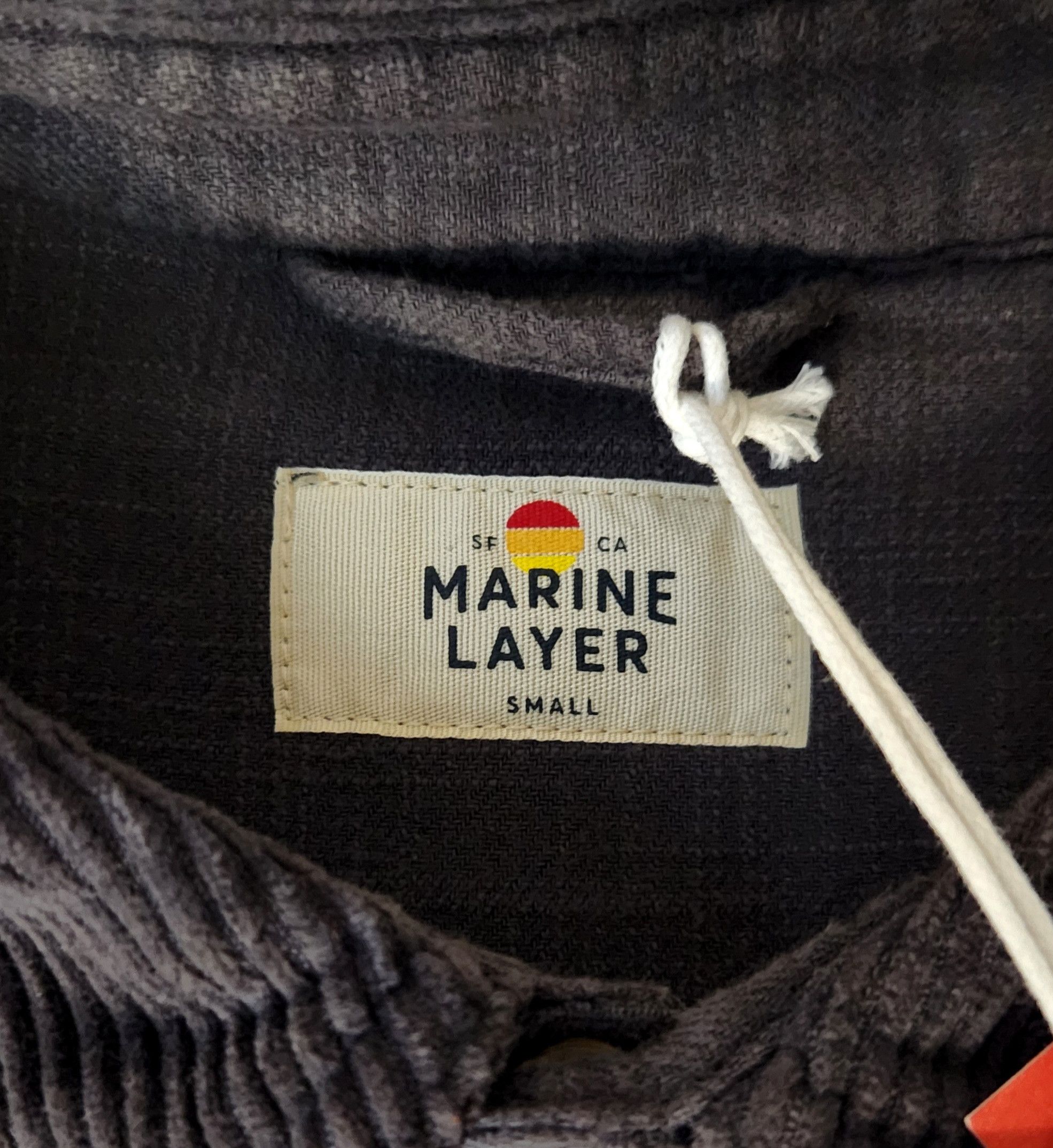 Marine Layer MARINE LAYER Broken In Corduroy Overshirt Faded Black Small Size US S / EU 44-46 / 1 - 7 Thumbnail