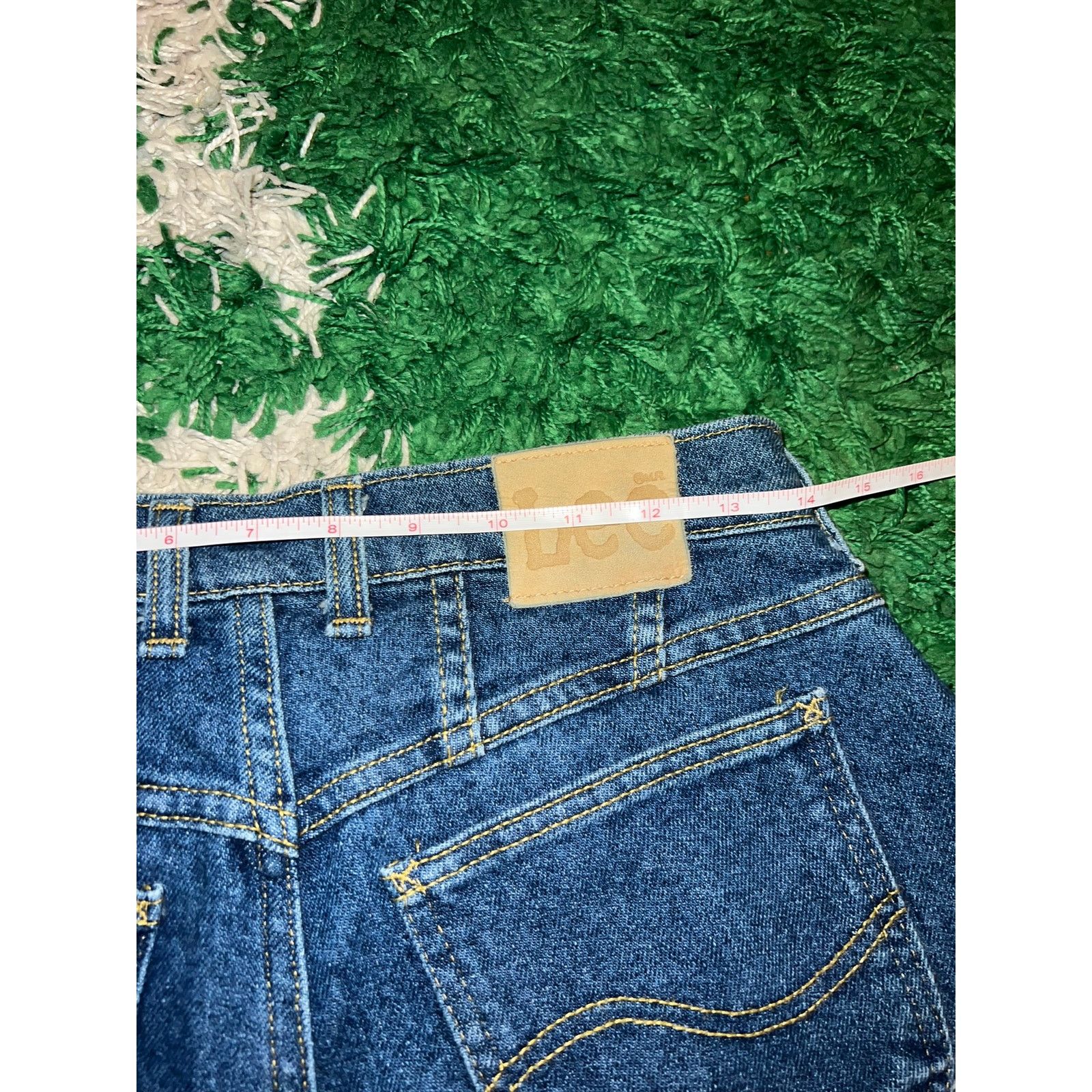 Lee Vintage Women's Lee Petite Blue Denim Jeans Bottoms VTG 12 P Size 34" / US 12 / IT 48 - 10 Thumbnail