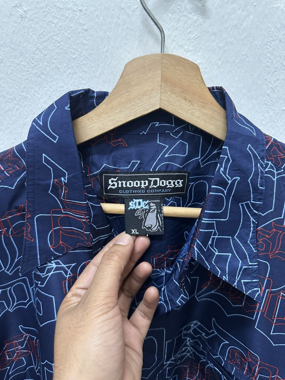 Snoop Dogg Vintage Snoop Dogg Neon OVP Button Up Size US XL / EU 56 / 4 - 4 Thumbnail