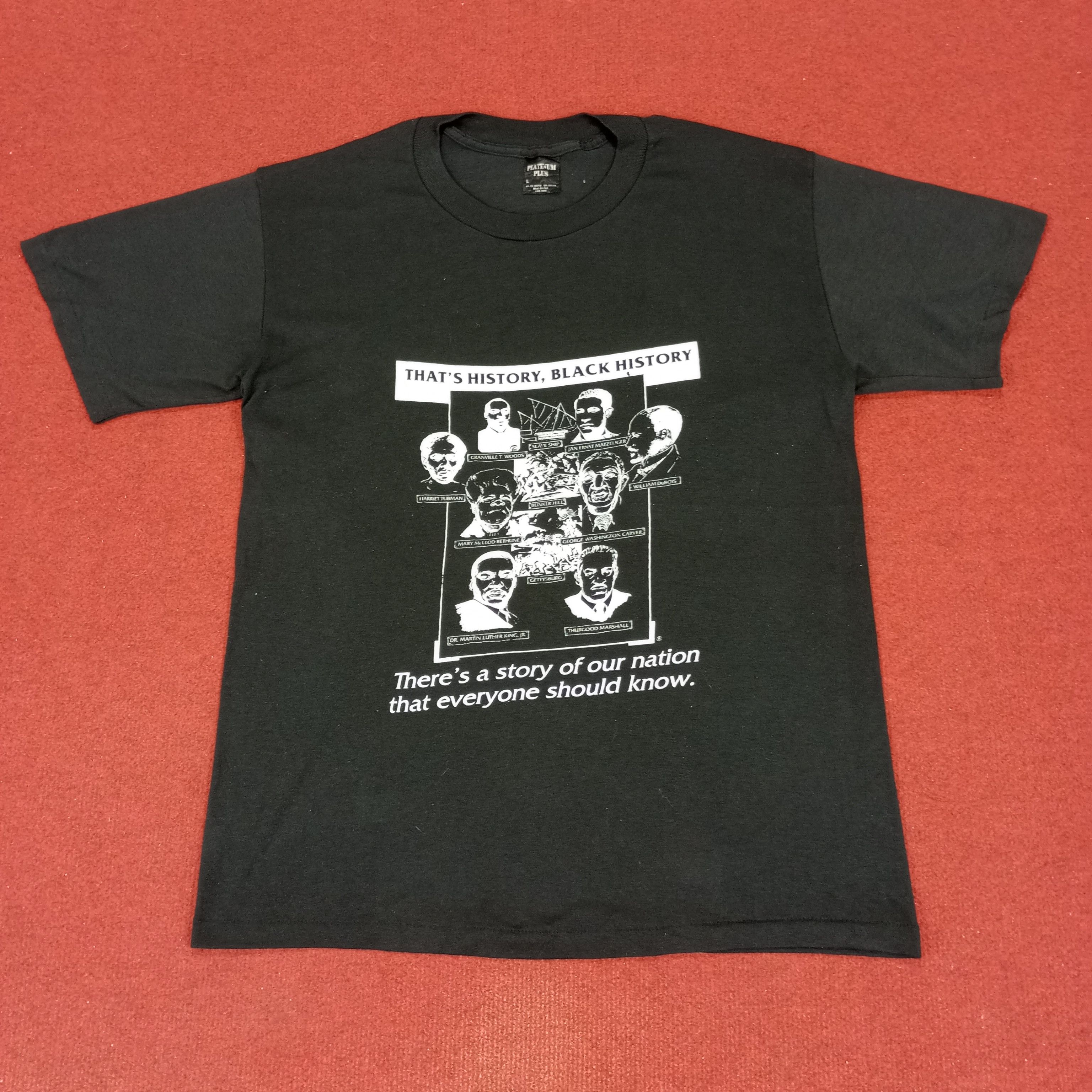 Vintage That's History Black History Vintage Tshirt Size US L / EU 52-54 / 3 - 1 Thumbnail