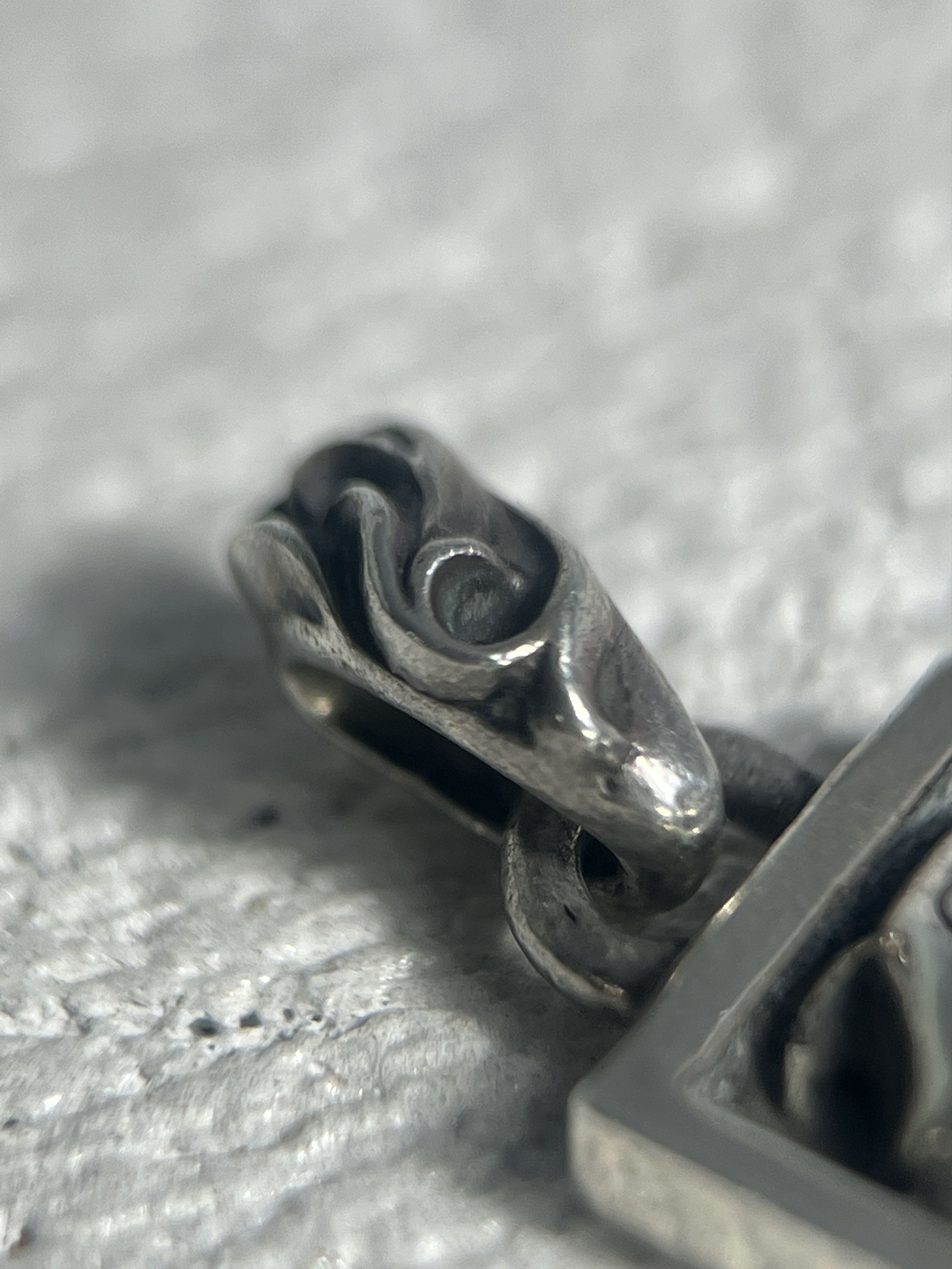 Chrome Hearts Chrome Hearts Scroll Frame Pendant 1998 .925 Silver Size ONE SIZE - 12 Thumbnail