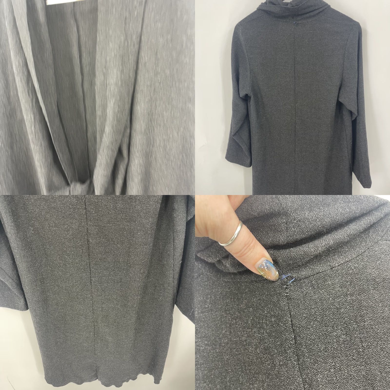 Vintage Luukaa Sweater Womens Large Open Front Cardigan Kimono Quiet Lux Lagenlook READ Size L / US 10 / IT 46 - 8 Thumbnail