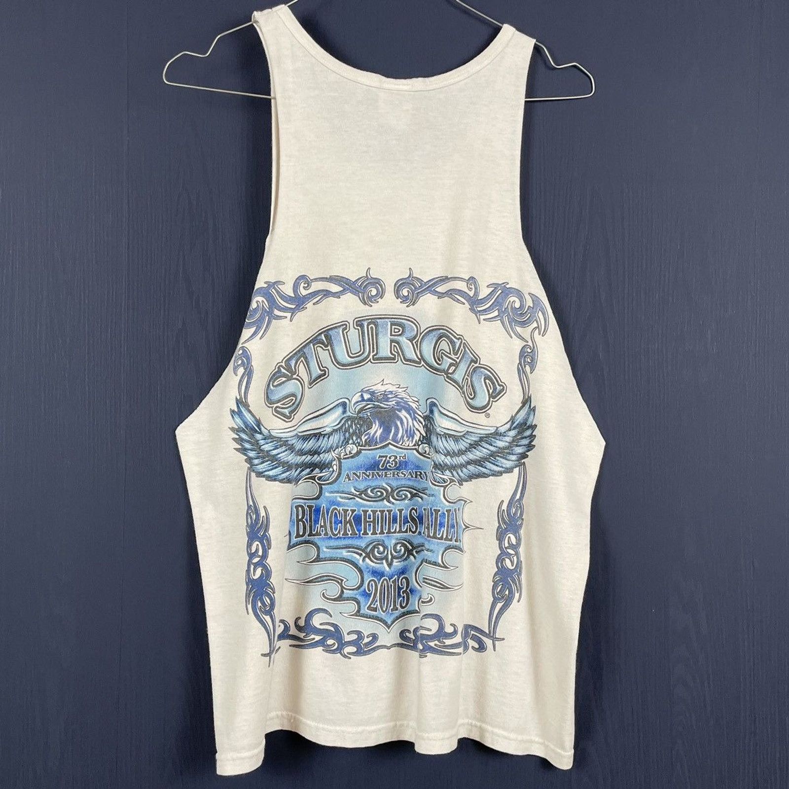 Harley Davidson × Japanese Brand × Vintage 🇺🇸2013 STURGIS Eagle Tank Size US M / EU 48-50 / 2 - 1 Thumbnail