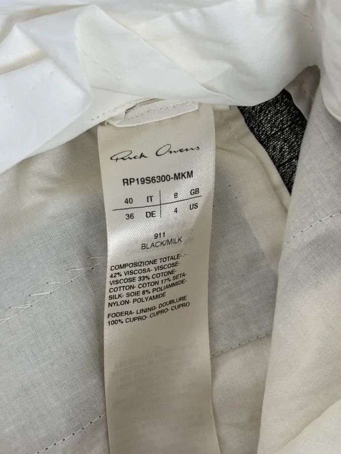 Rick Owens SS2019 Rick Owens Grey Classy Irregular Pants Size US 30 / EU 46 - 12 Thumbnail