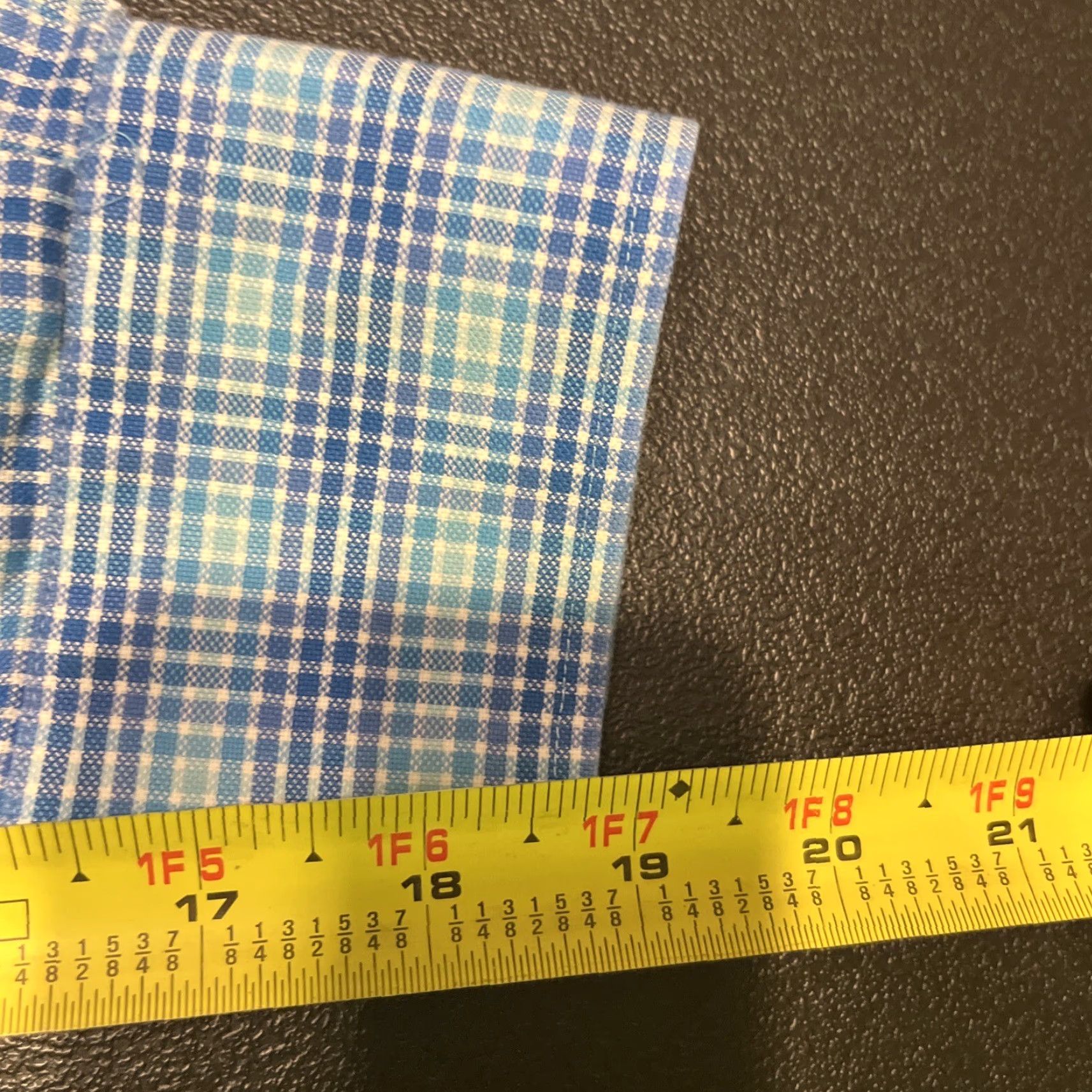 Peter Millar VINTAGE Peter Millar Mens Blue Plaid Long Sleeve Button Front Shirt L EUC Size US L / EU 52-54 / 3 - 6 Thumbnail