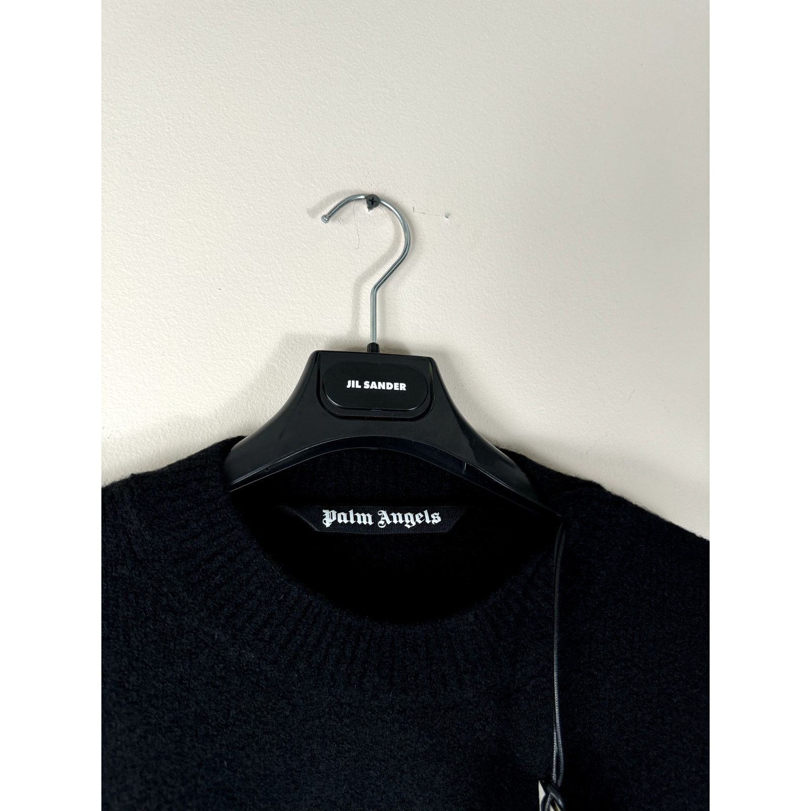 Palm Angels o1rshd1 Classic Logo Sweater in Black/White Size US XL / EU 56 / 4 - 6 Thumbnail