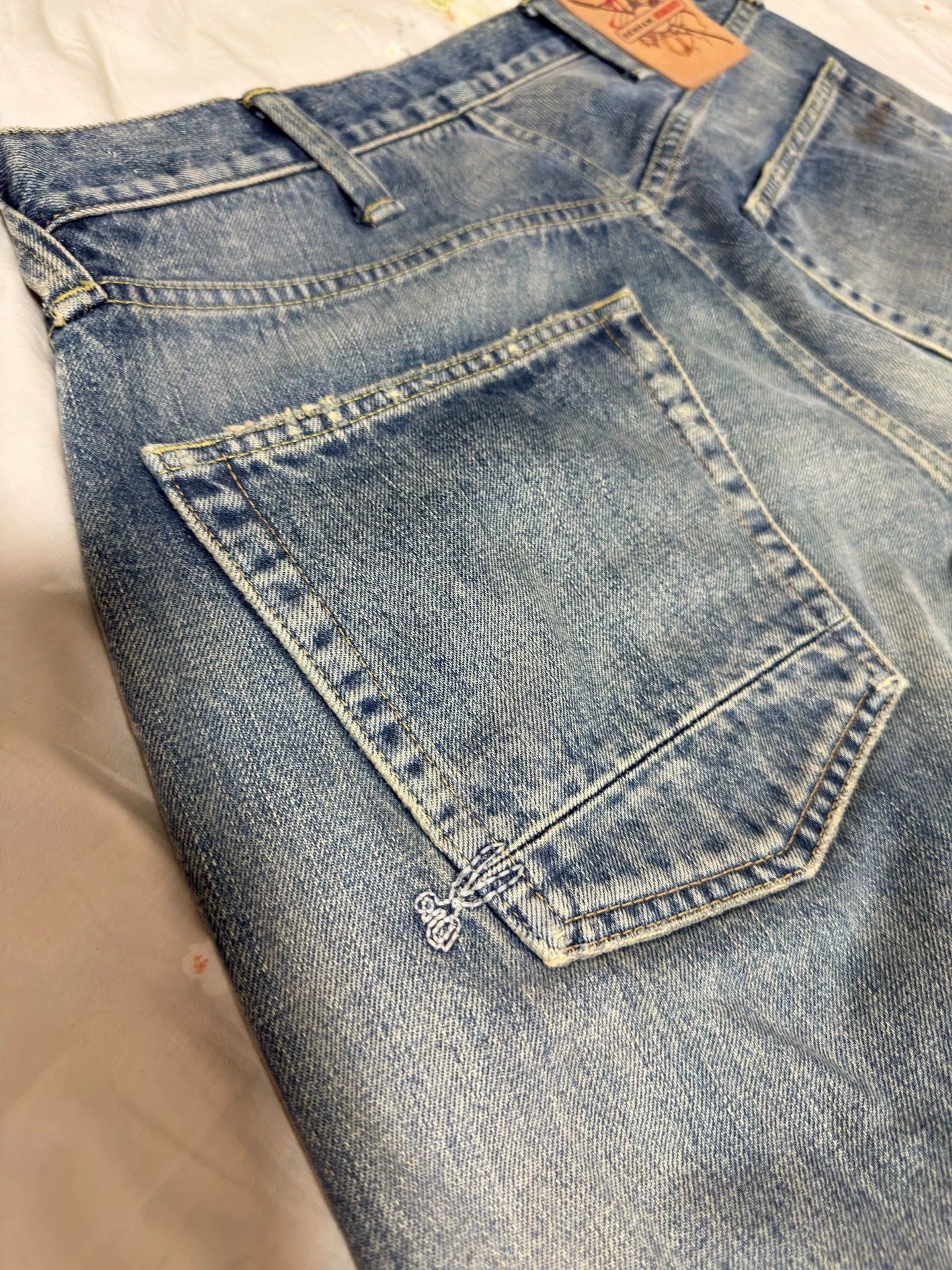 DENHAM Denham 24ss Nikuou Japan Blue Relaxed Wash Jeans S Size US 30 / EU 46 - 9 Thumbnail