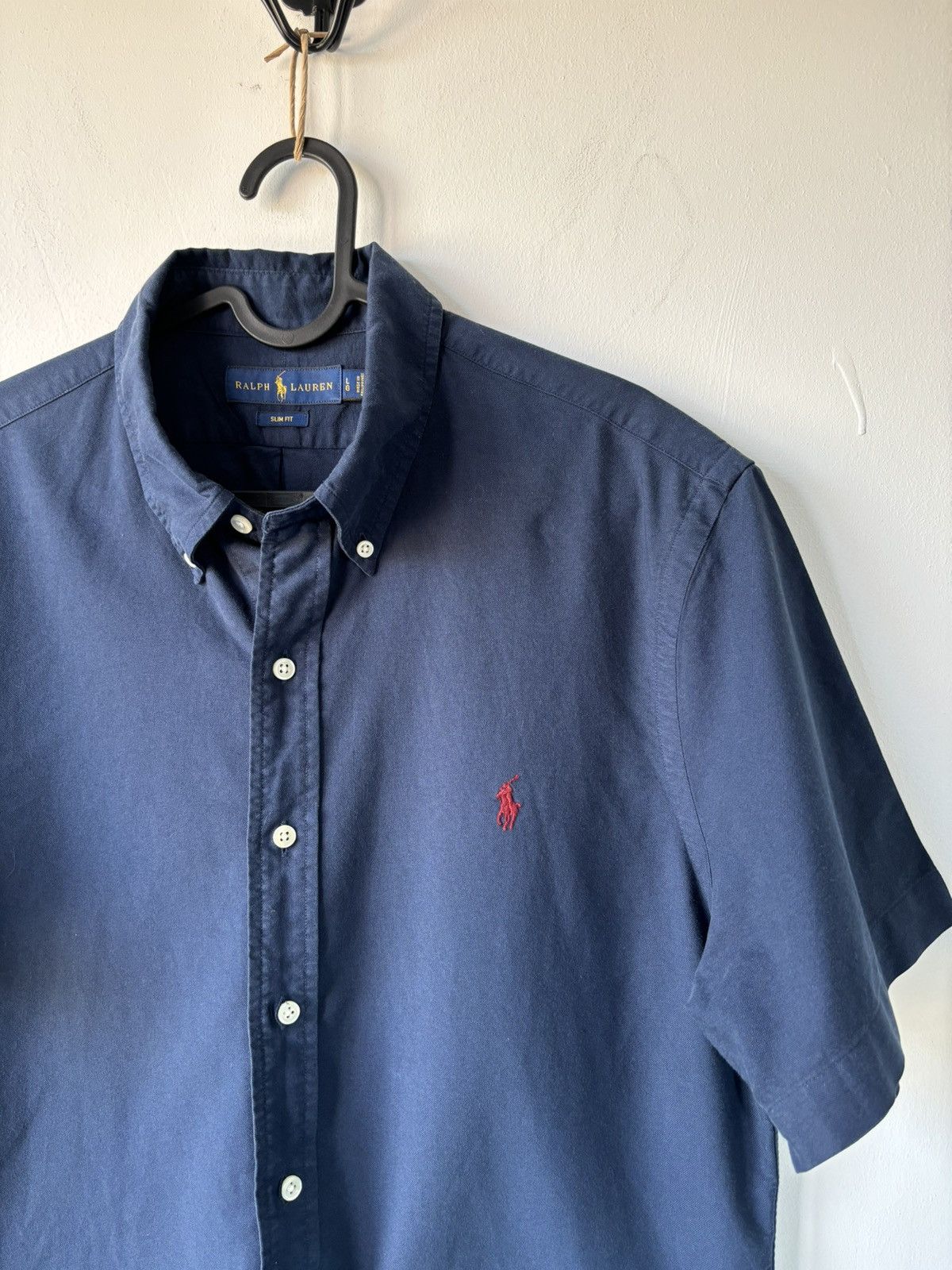 Polo Ralph Lauren × Ralph Lauren POLO RALPH LAUREN CLASSIC FIT TWILL SHIRT NAVY BLUE Size US L / EU 52-54 / 3 - 5 Thumbnail