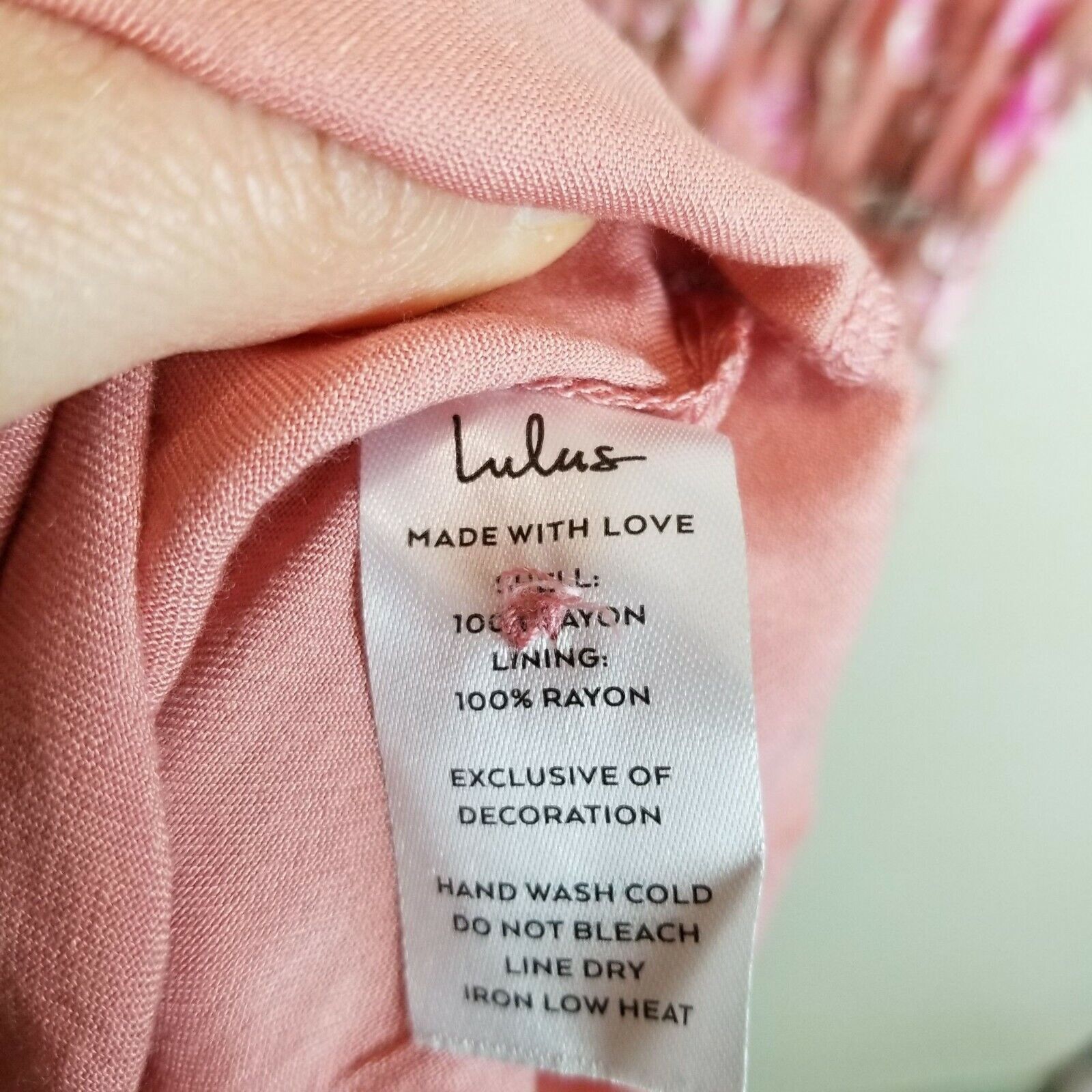 Lululemon Lulu's Womens S Pink Floral Short Sleeve Midi Dress Cottage Size S / US 4 / IT 40 - 10 Thumbnail