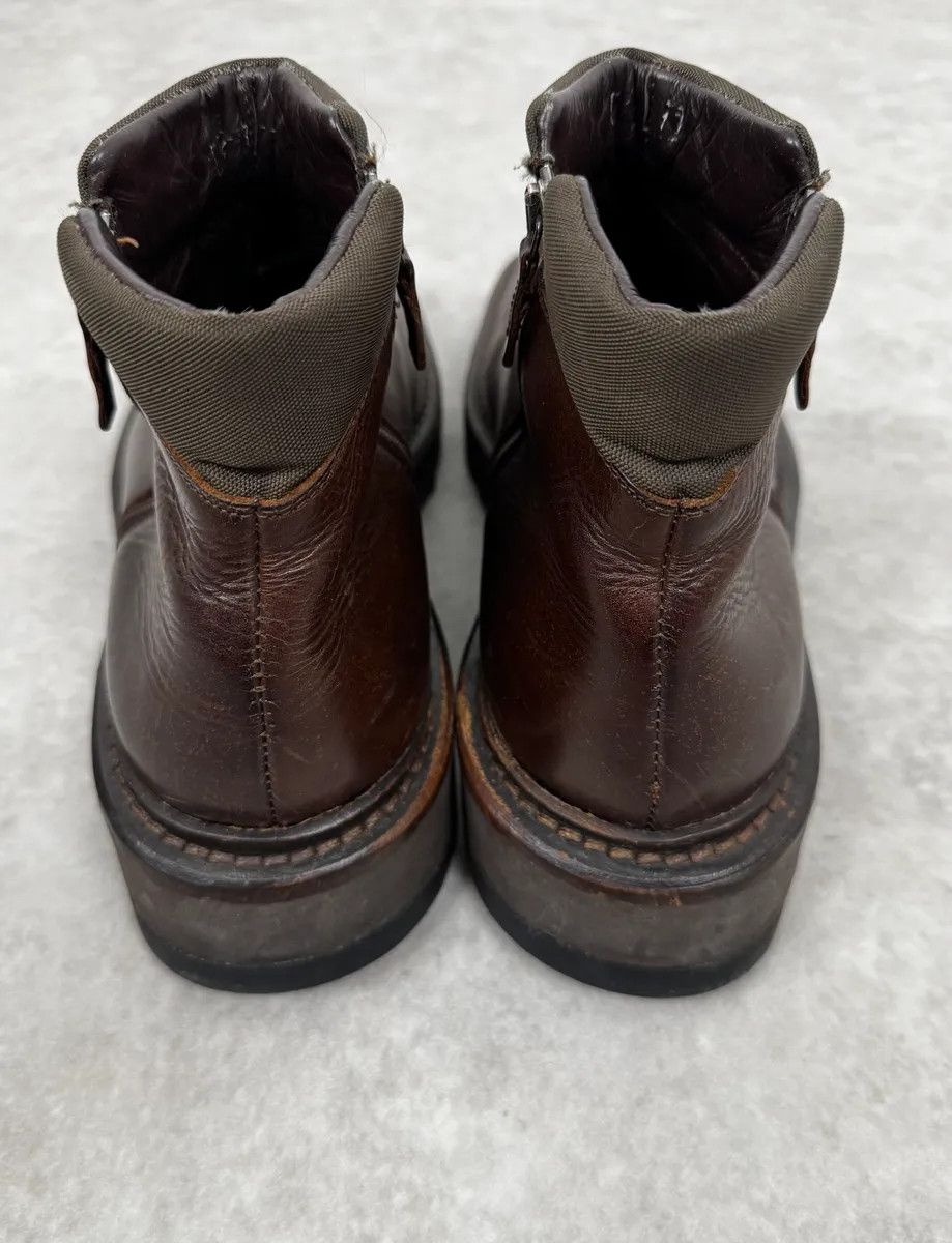 Gianfranco Ferre 2000s Gianfranco Ferré Brown Leather Army Boots Size US 8 / EU 41 - 4 Thumbnail