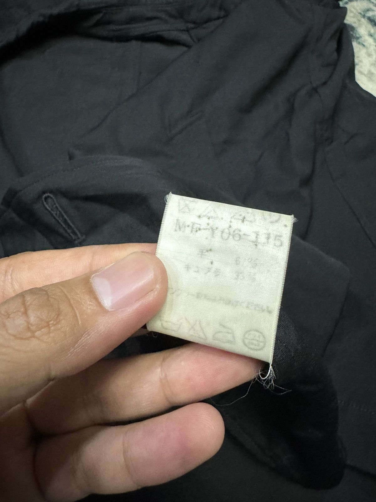 Y's for Men Y'S FOR MEN WOOL RAYON LONG-SLEEVED GABARDINE SHIRT Size US L / EU 52-54 / 3 - 6 Thumbnail