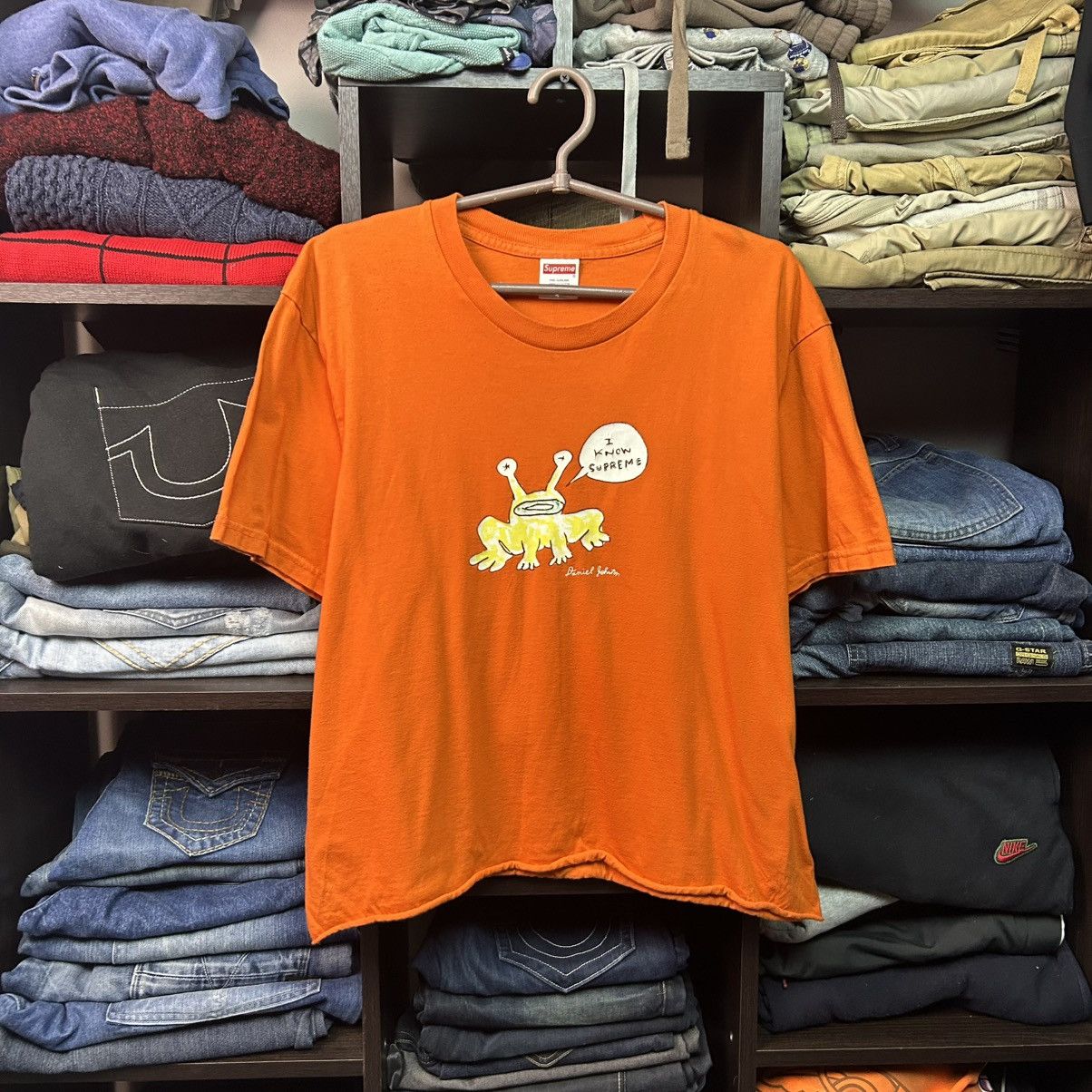 Supreme Luxury Supreme Big Frog Logo Y2K opium cropp top tee size M Size US M / EU 48-50 / 2 - 1 Thumbnail