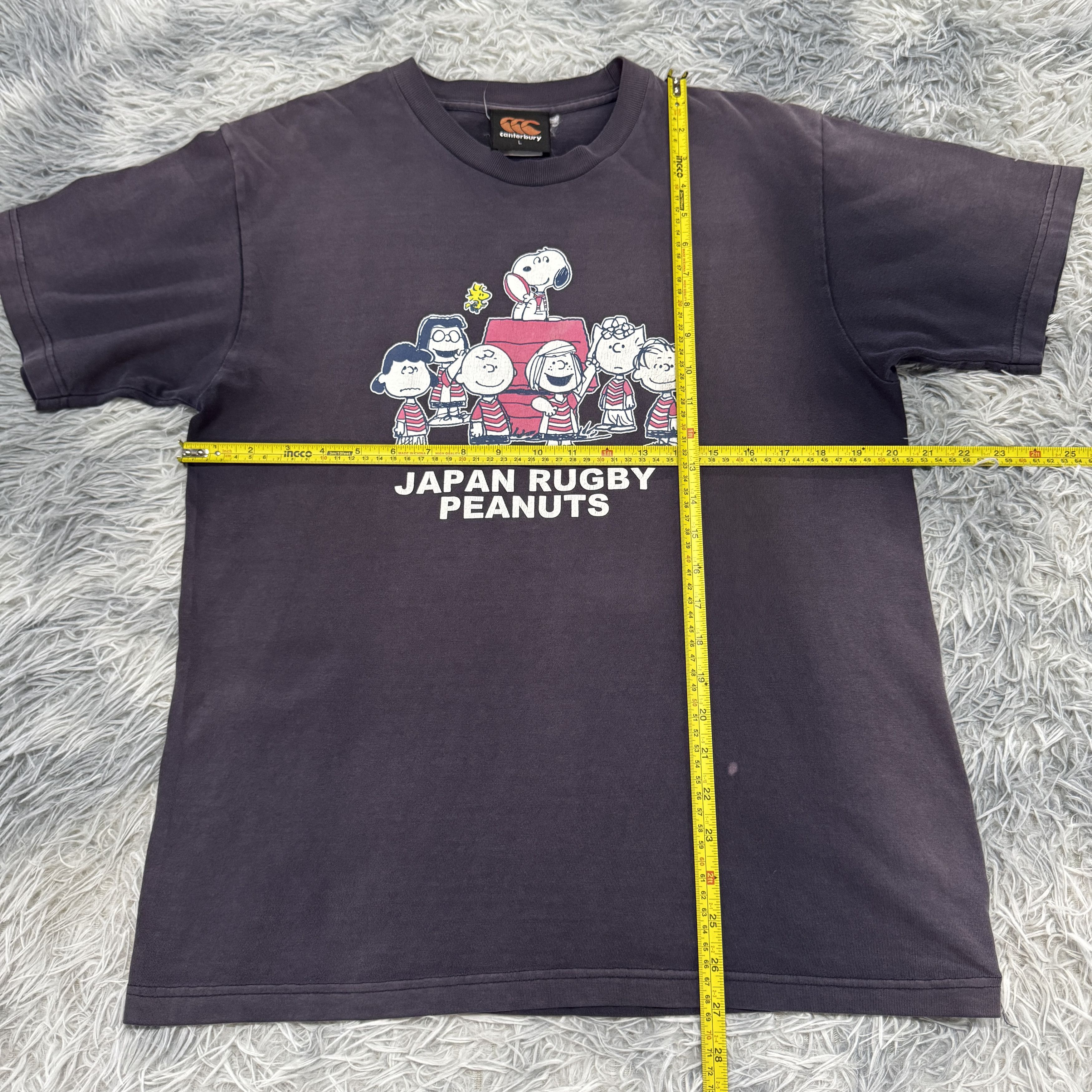 Canterbury of New Zealand Rare Vintage Canterbury x Peanuts Rugby Sunfaded Tshirt Size US L / EU 52-54 / 3 - 7 Thumbnail