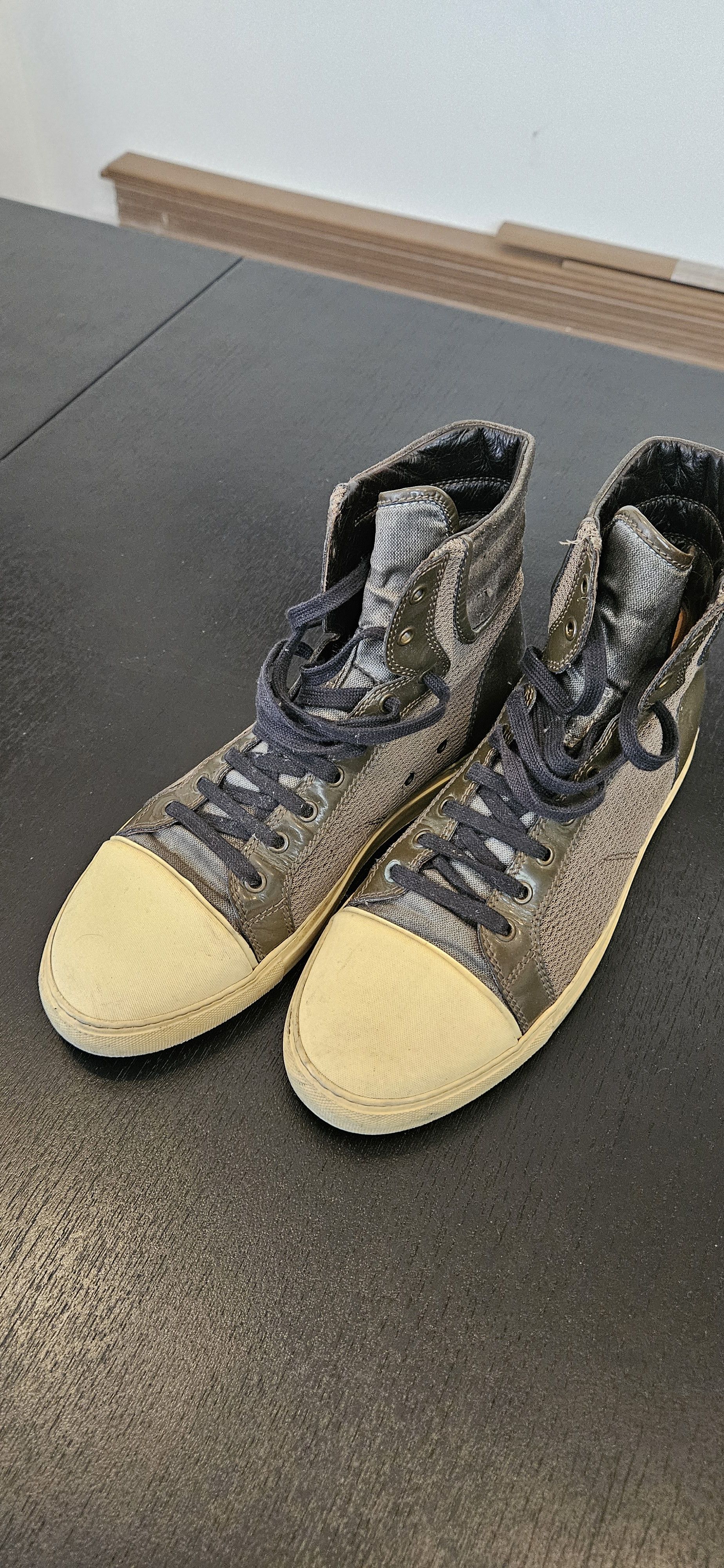 Lanvin Lanvin High-Top Sneakers with Laces - Size UK 8 Size US 9 / EU 42 - 4 Thumbnail