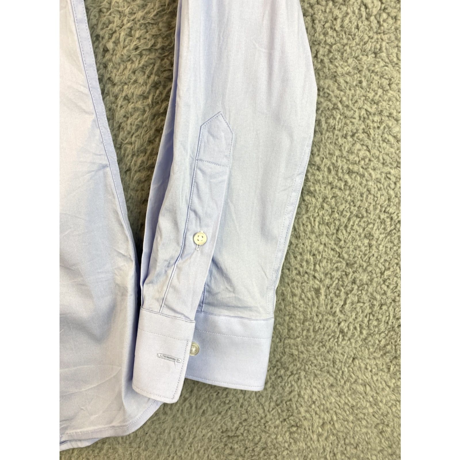 Zara Zara Man Slim Fit Long Sleeve Button-Up Shirt Men's Medium Blue Casual Cotton Size US M / EU 48-50 / 2 - 3 Thumbnail