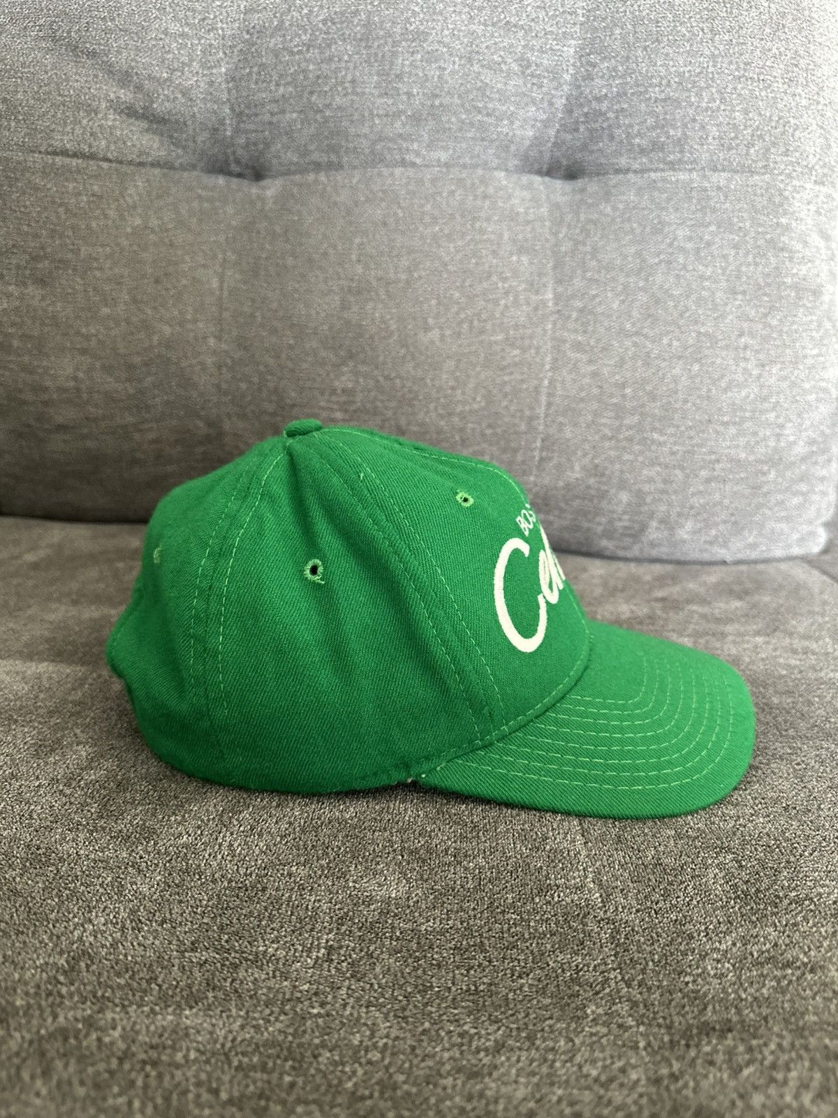 NBA Boston Celtics Sports Specialties Script Wool Snapback Size ONE SIZE - 4 Thumbnail