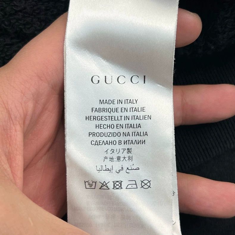 Gucci Gucci Double G square logo old destruction round-neck sweat Size US M / EU 48-50 / 2 - 3 Thumbnail