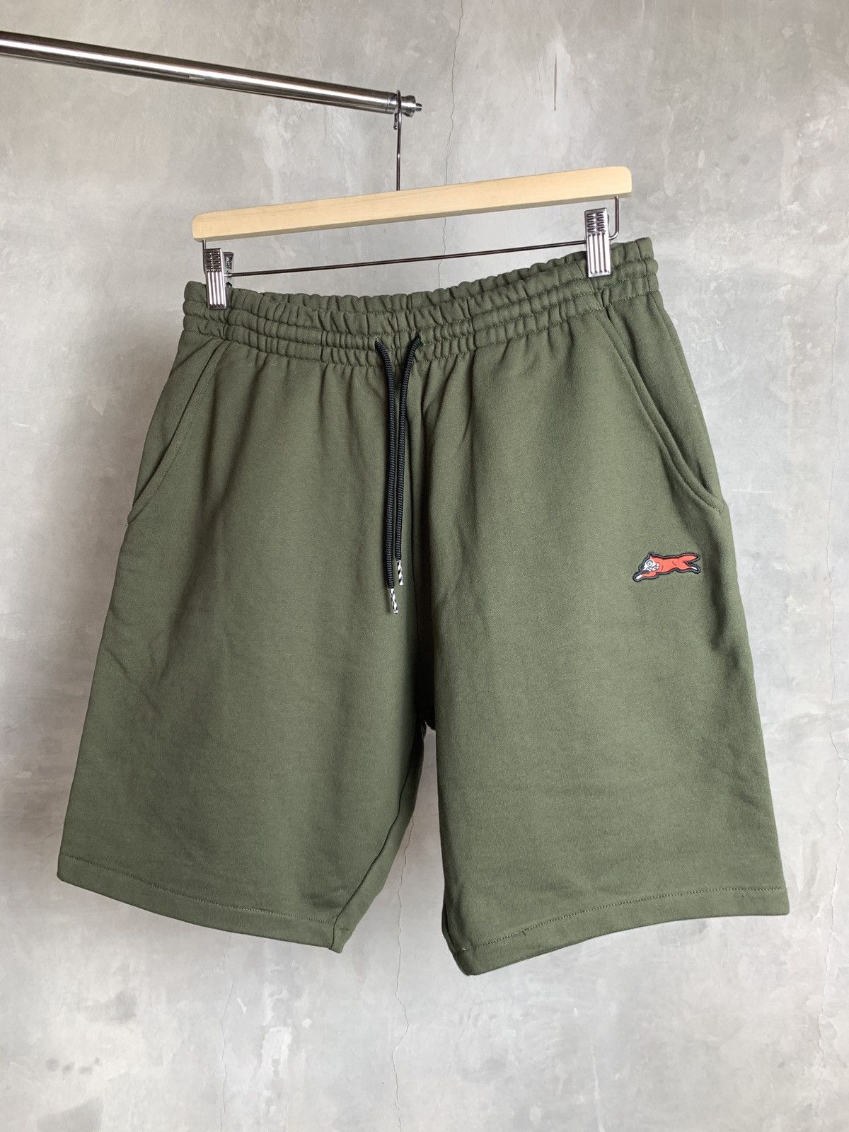 image of Billionaire Boys Club x Icecream Fleece Shorts in Olive, Men's (Size 32)
