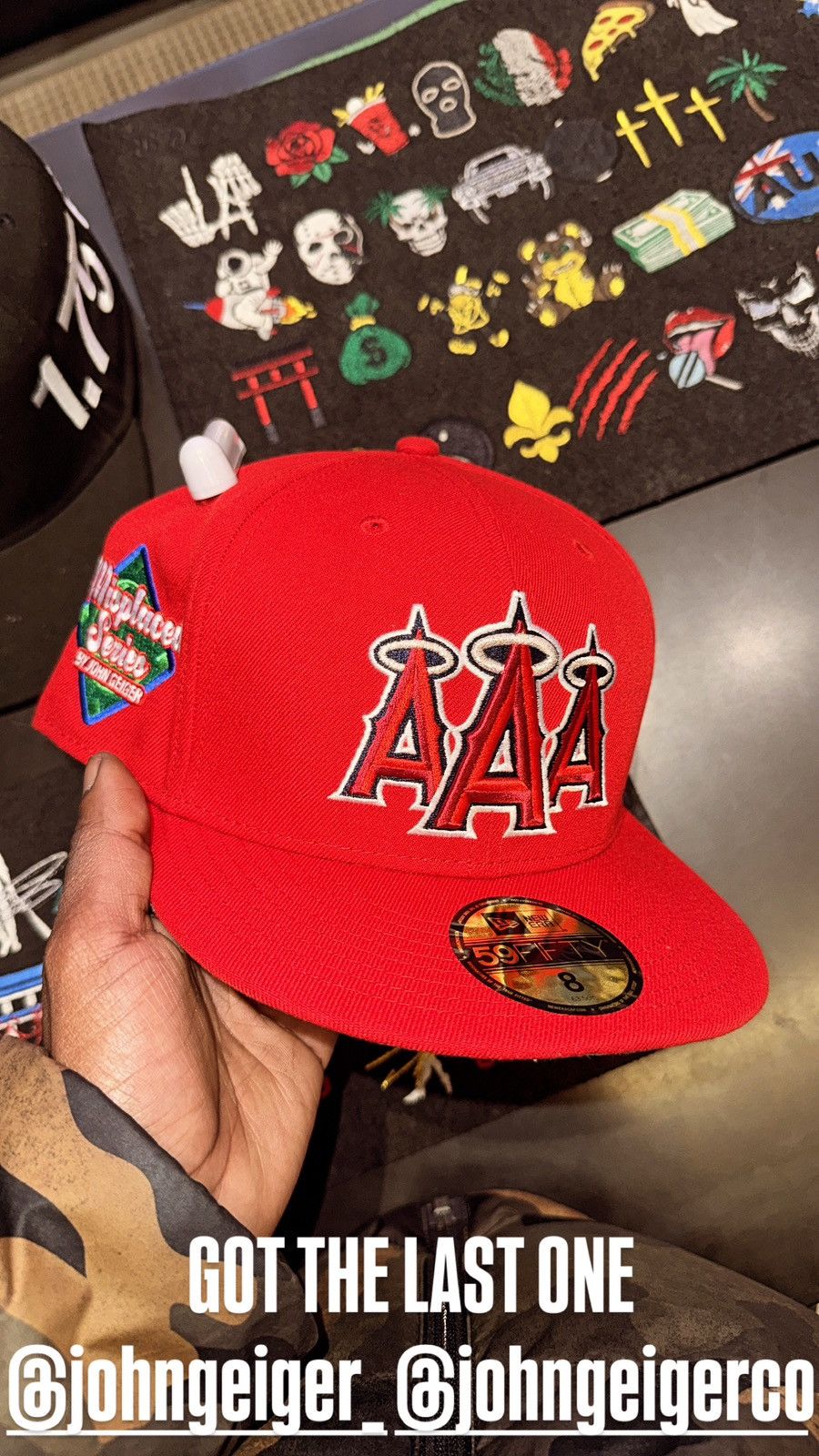 AH MURDERZ × MLB × NEW ERA® Angels 2025 MLB Lunar New Year Los Angeles Angels Hat Fitted New