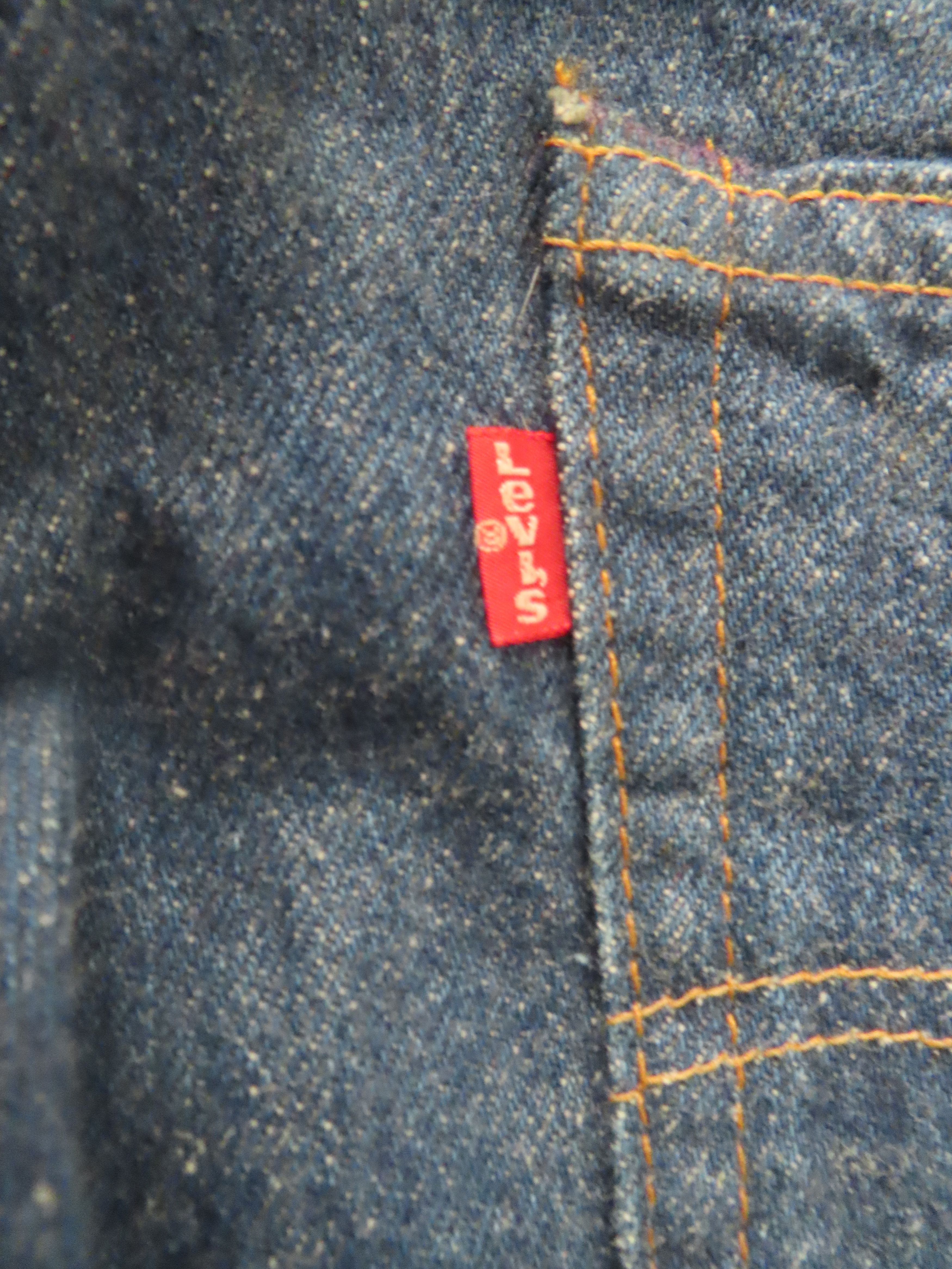 Levi's × Vintage VTG 80s Men's Levi's 501 Blue Denim Button Fly Jeans Size US 30 / EU 46 - 6 Thumbnail