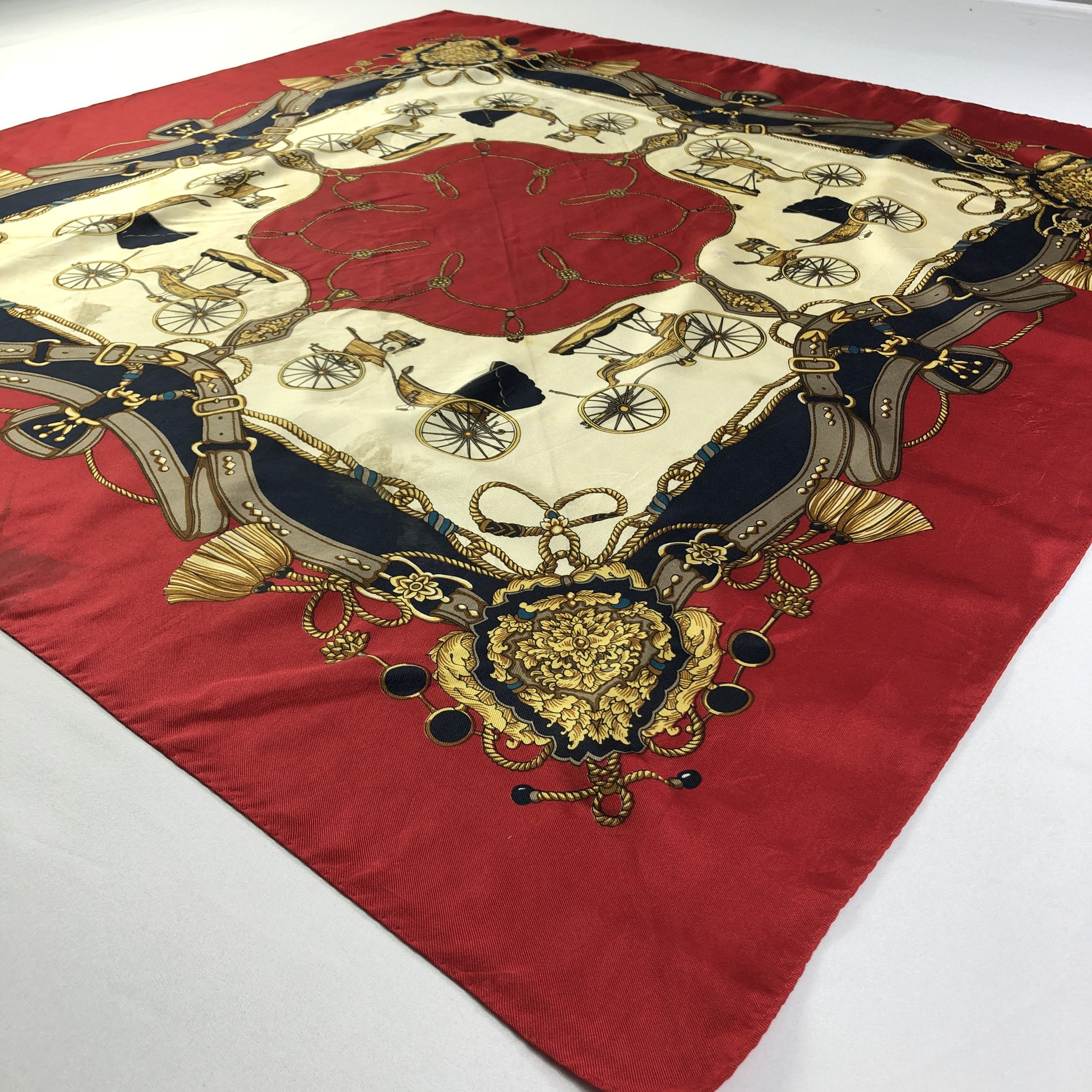 Vintage Vintage Silk Scarf Size ONE SIZE - 4 Thumbnail