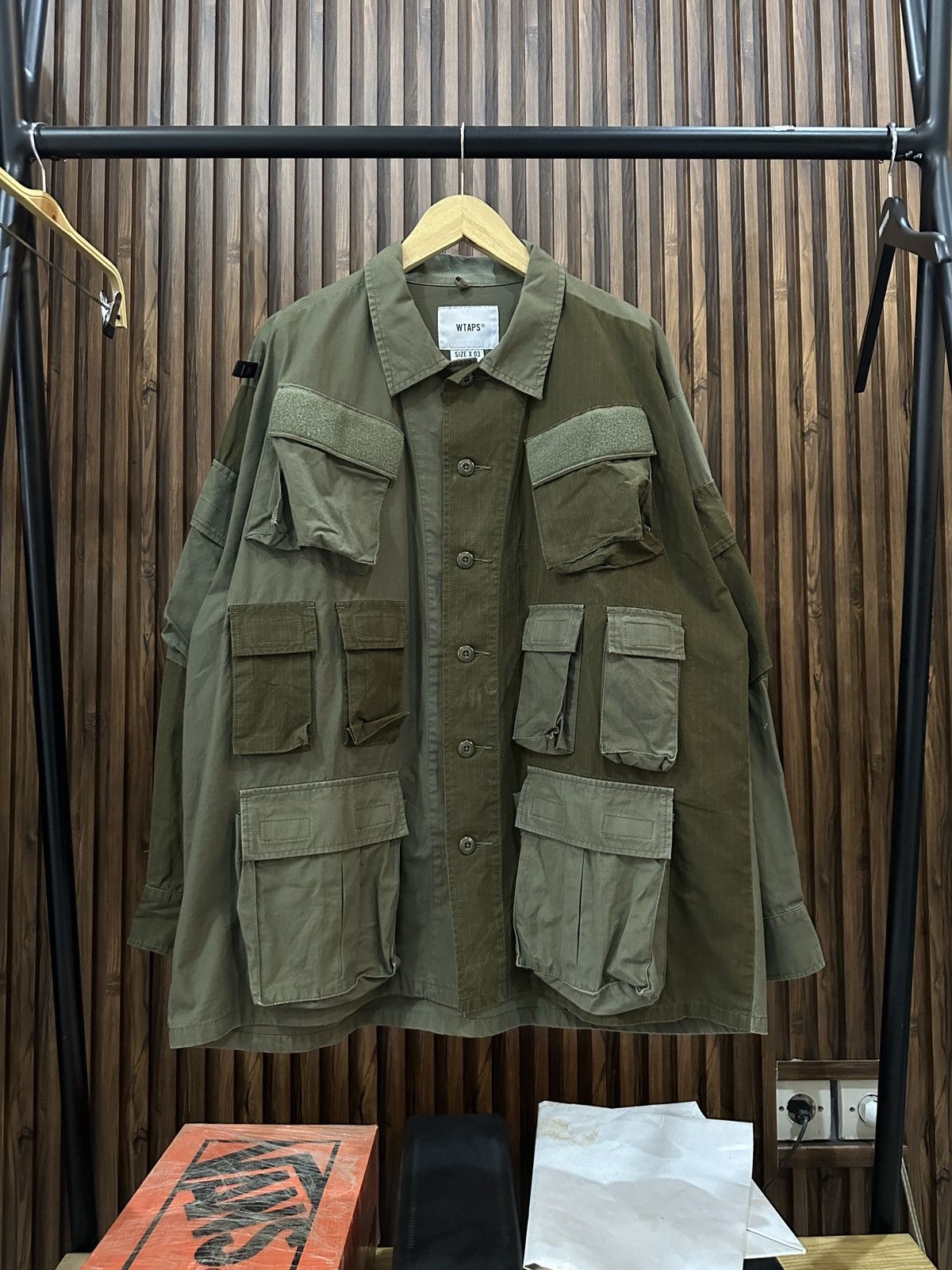 Wtaps WTAPS Modular Shirt. "Long Live Wtaps" Size US L / EU 52-54 / 3 - 1 Thumbnail