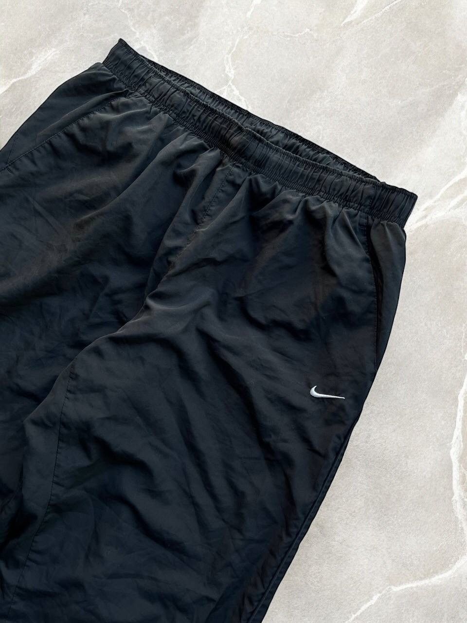 Nike × Vintage NIKE Vintage TRACK PANTS PARACHUTE y2k swoosh nylon y2k 00s Size US 34 / EU 50 - 7 Thumbnail