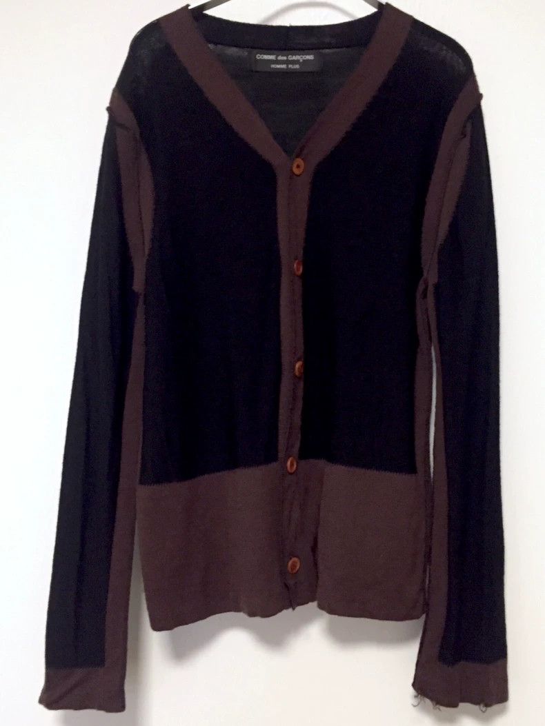 Comme Des Garcons Splicing sweater cardigan 2505-Nextarrow