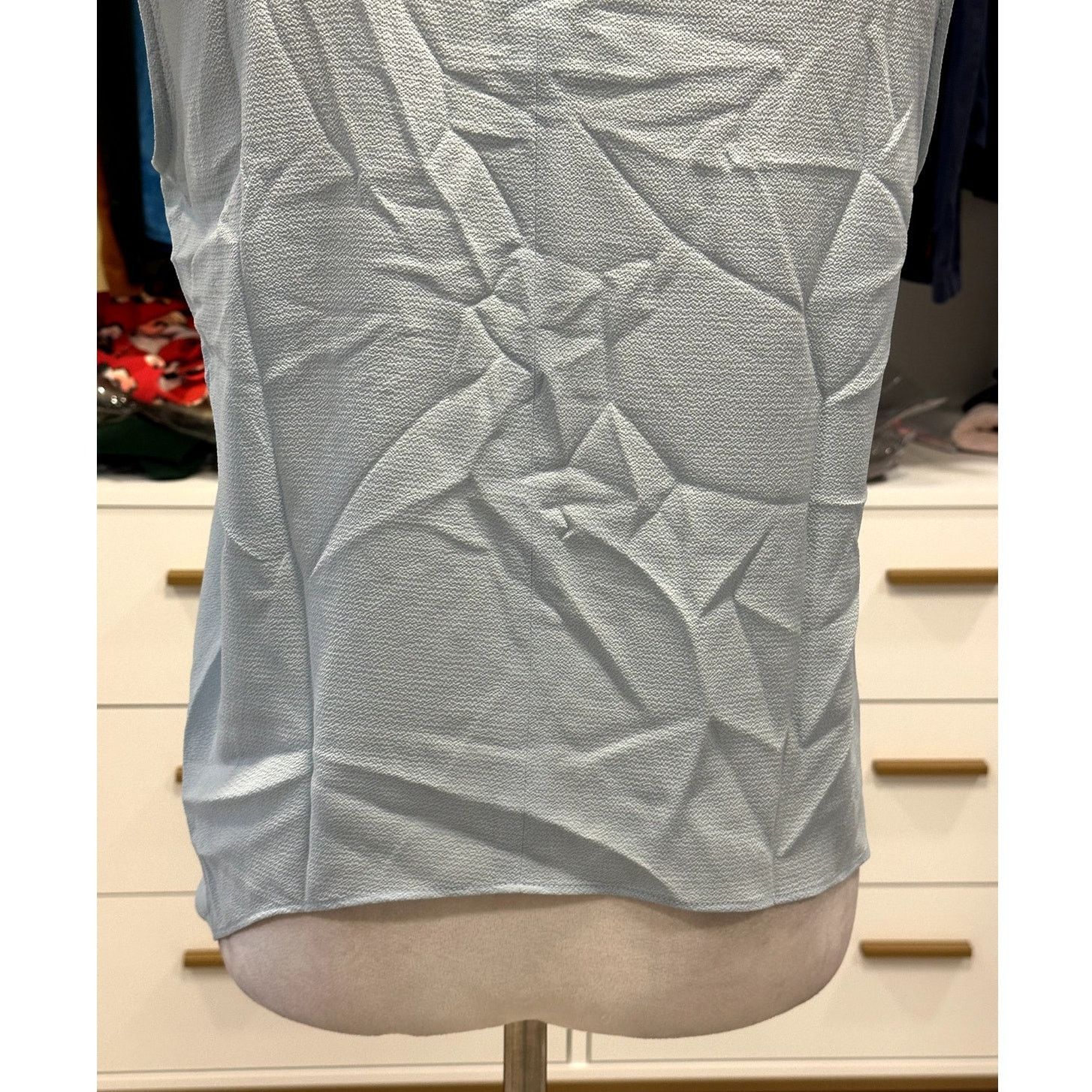 Vince Camuto Vince Camuto Light Blue Tie Front Tank Top Boho Chic S NWOT Size S / US 4 / IT 40 - 6 Thumbnail