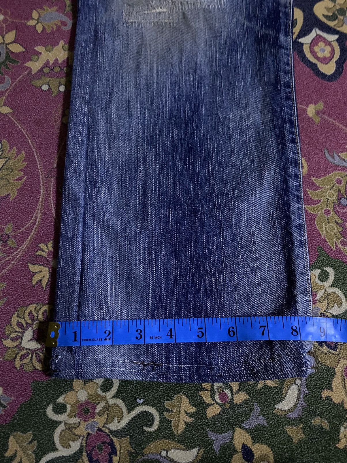 Edwin Vintage Edwin Distressed Denim Size US 33 - 23 Thumbnail