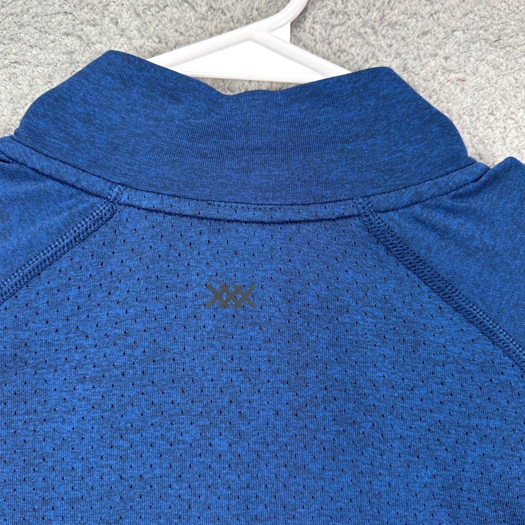 Rhone Rhone Mens Pullover Shirt XL Blue 1/4 Zip Long Sleeve Mock Neck Lightweight Casual Outdoor Logo Size US XL / EU 56 / 4 - 6 Thumbnail