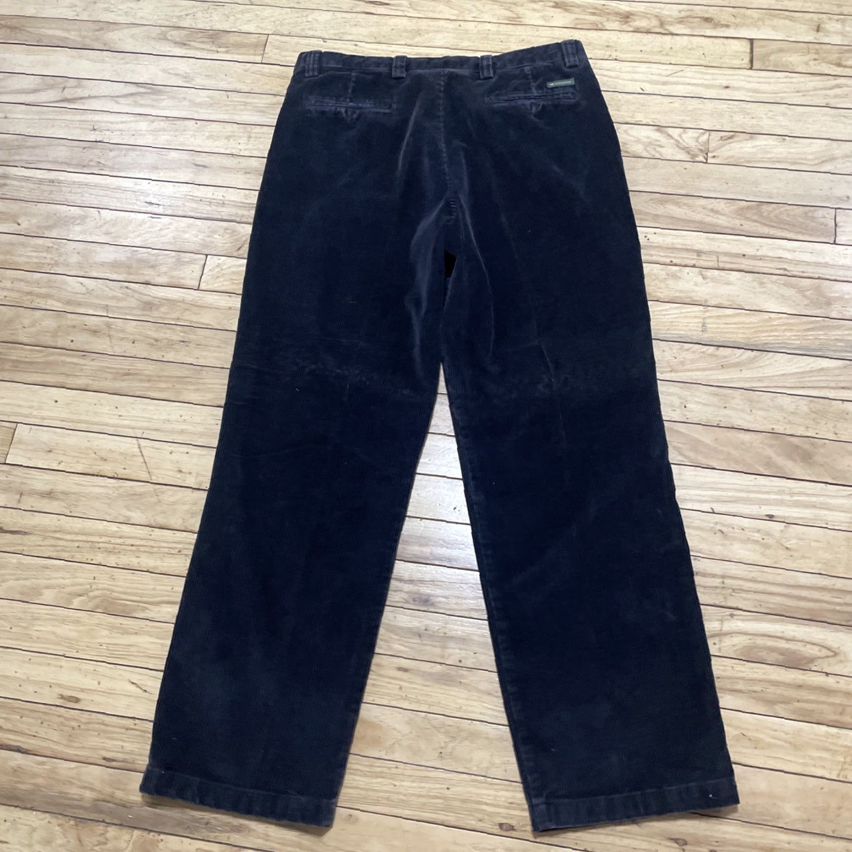 Dockers VINTAGE Dockers Khakis Pants Men 36x32 Corduroy Black 90s Skater Chunky 36 Regular Mens Size US 36 / EU 52 - 2 Thumbnail