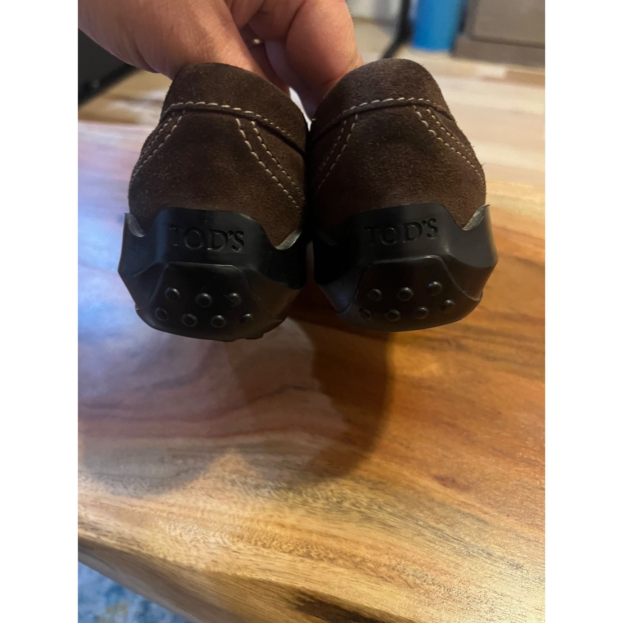 Tod's Tods Men’s Brown Leather Loafers - NWOT - Size 8.5 Size US 8.5 / IT 38.5 - 4 Thumbnail