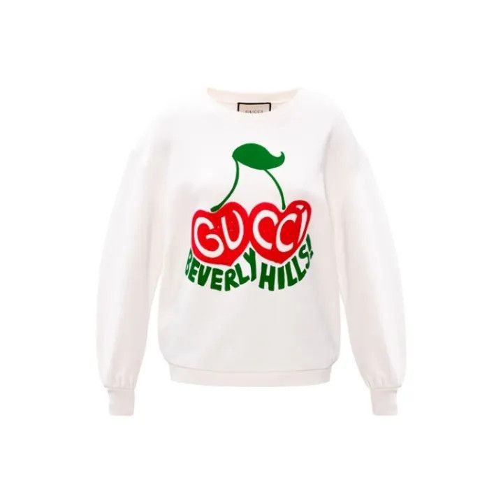 Gucci Gucci Beverly Hills Cherry Print Sweatshirt-2507 Size XS / US 0-2 / IT 36-38 - 7 Thumbnail