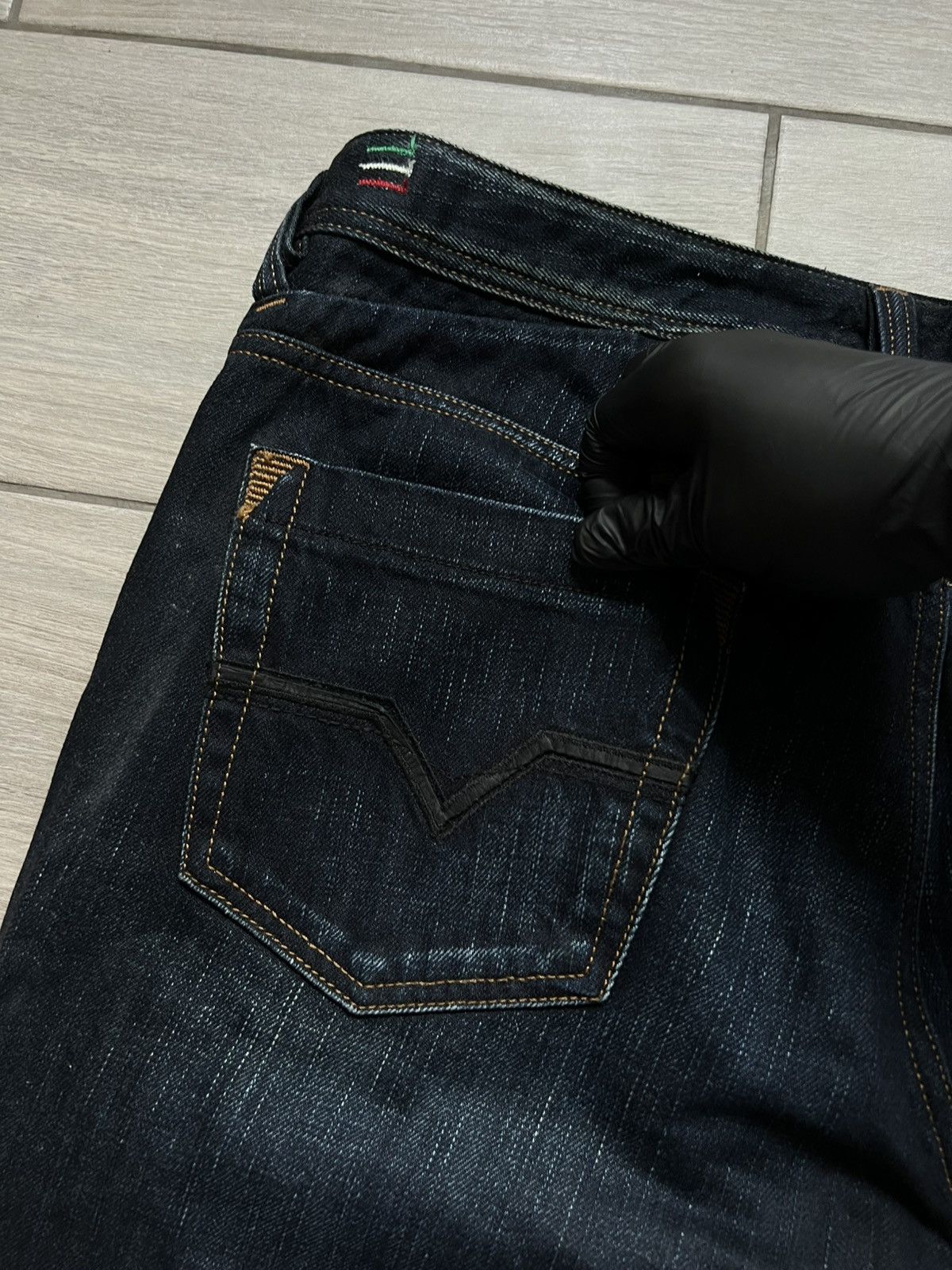 Diesel Diesel Safado Slim Straight Wash 3D Selvedge Denim Jeans Size US 36 / EU 52 - 10 Thumbnail