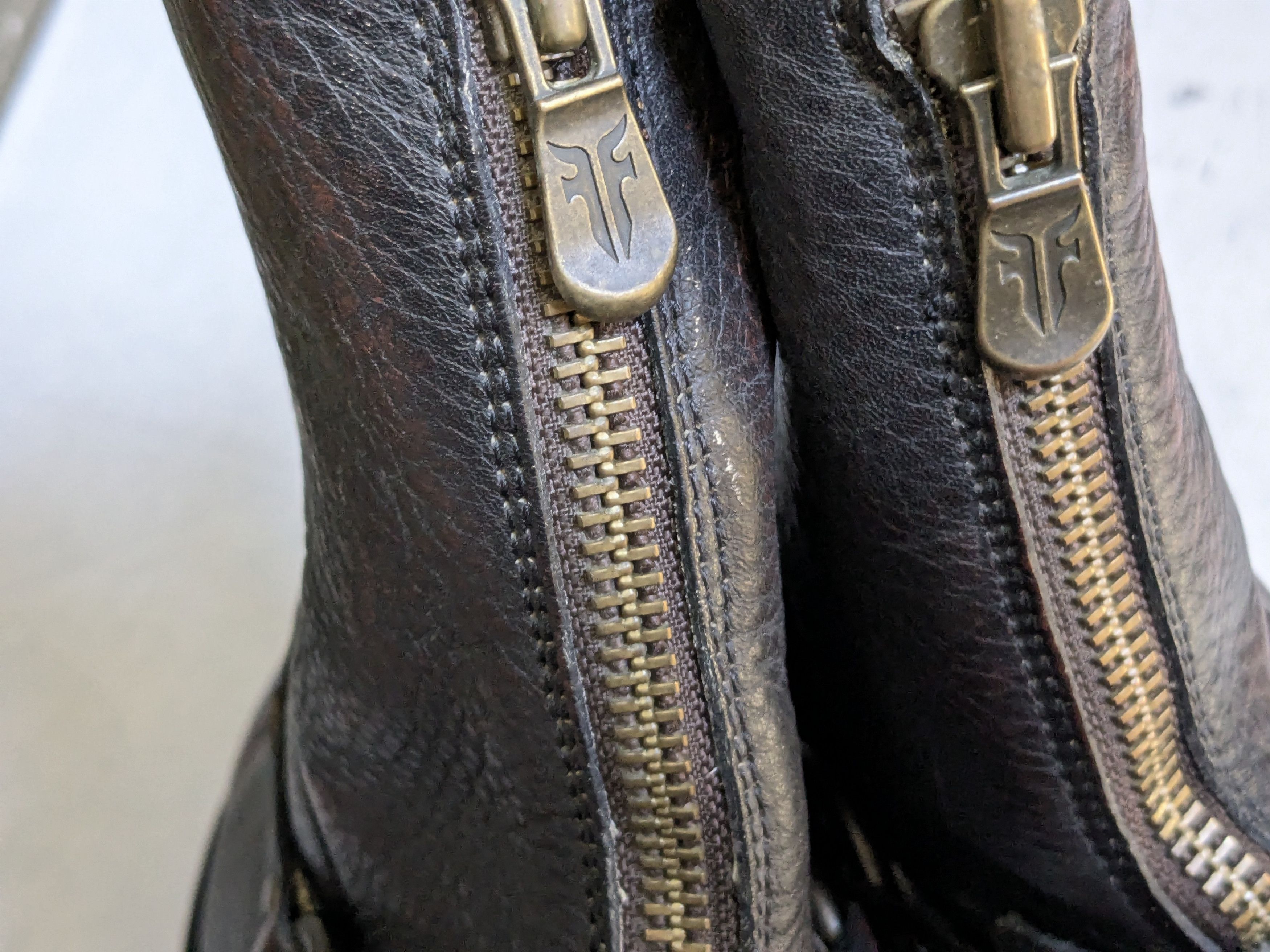 Frye Frye Harness Boots Brown 11 Back Zip Leather Buckle Strap Size US 11 / EU 44 - 16 Thumbnail