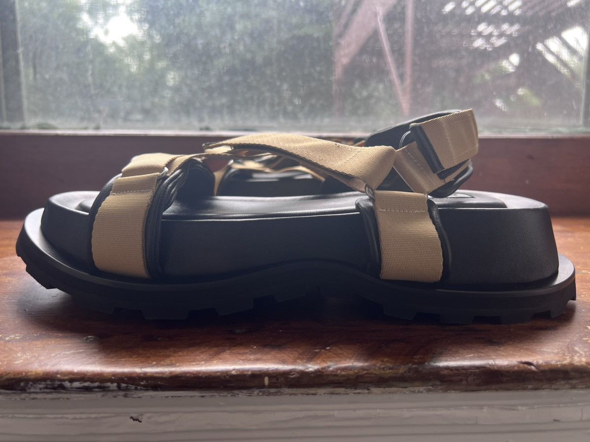 Jil Sander $1.3k nylon, leather sandals with tread sole, EU42, Italy Size US 9 / EU 42 - 5 Thumbnail