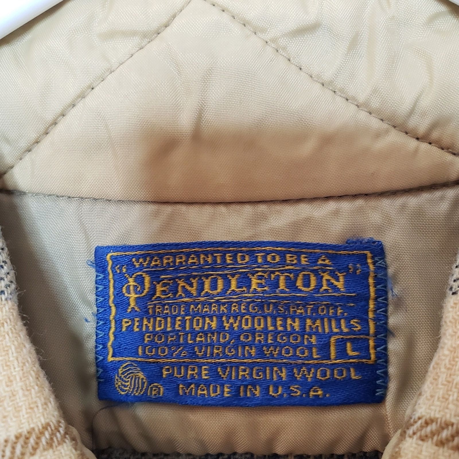 Pendleton Vintage Men's Pendleton flannel 100% Virgin Wool Sz L USA Size US L / EU 52-54 / 3 - 5 Thumbnail