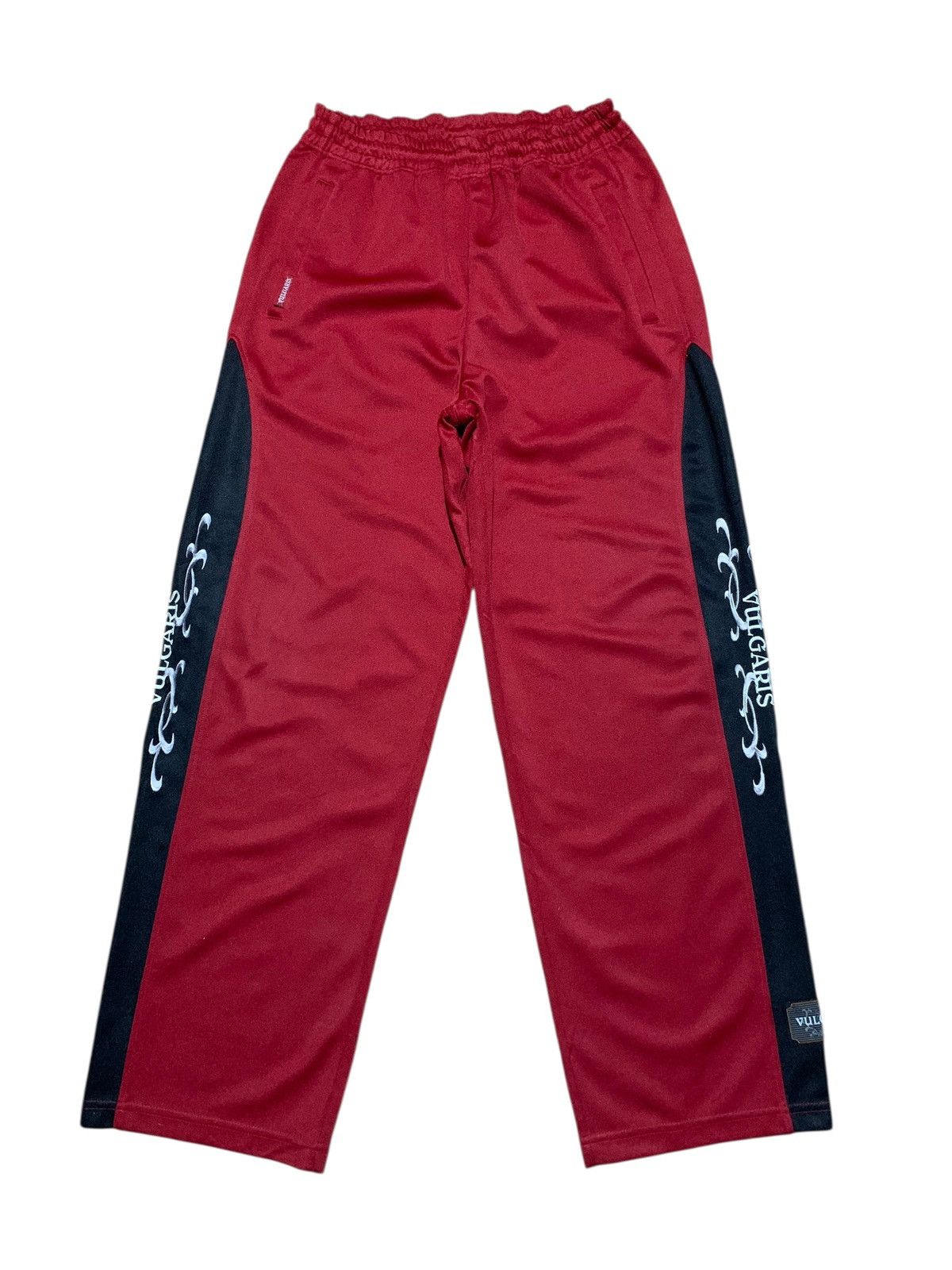 Tribal Streetwear Y2k Vulgaris japan tribal embroidery gothic baggy trackpants Size US 32 / EU 48 - 1 Thumbnail