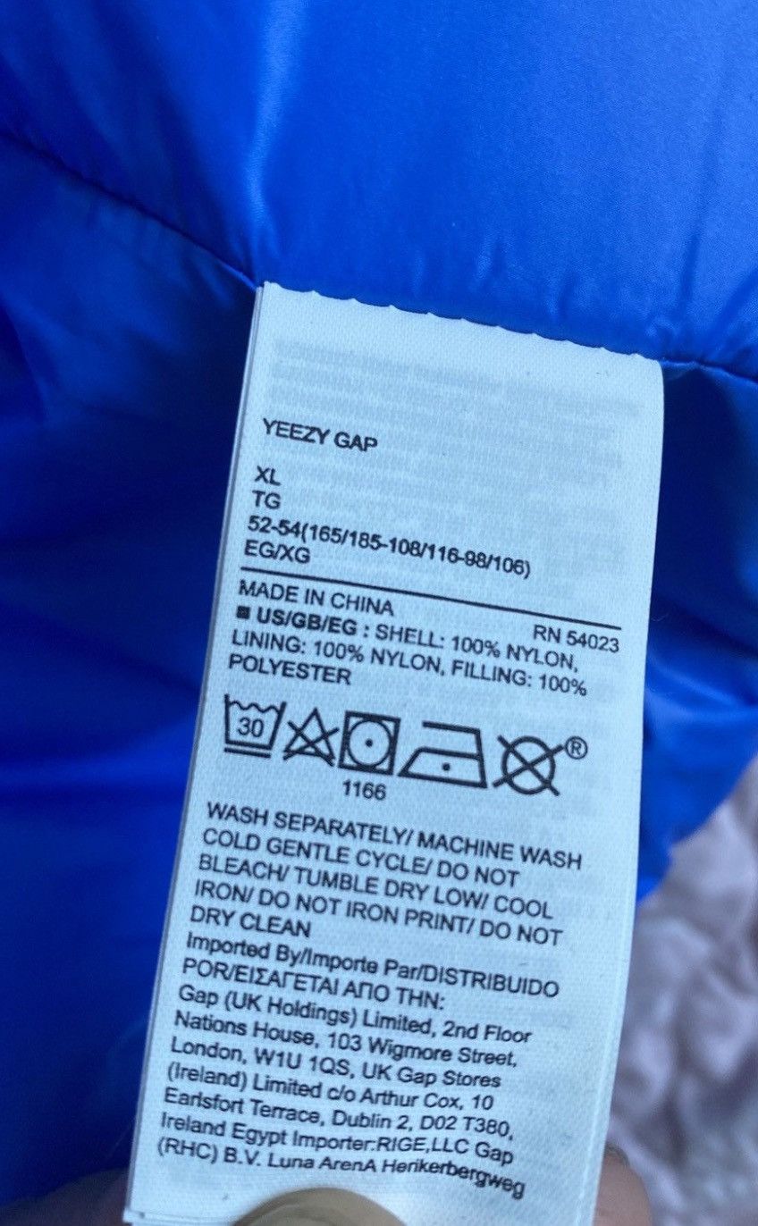 Gap × Kanye West Yeezy Gap Blue Round Jacket sz XL Size US XL / EU 56 / 4 - 4 Thumbnail