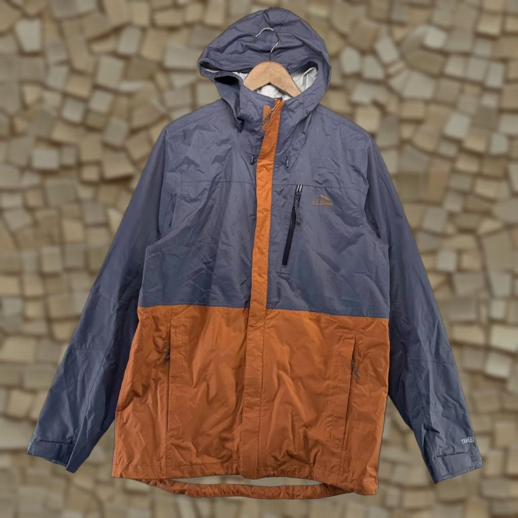 Bean Jacket Mens Medium Gray Waterproof Rain Coat