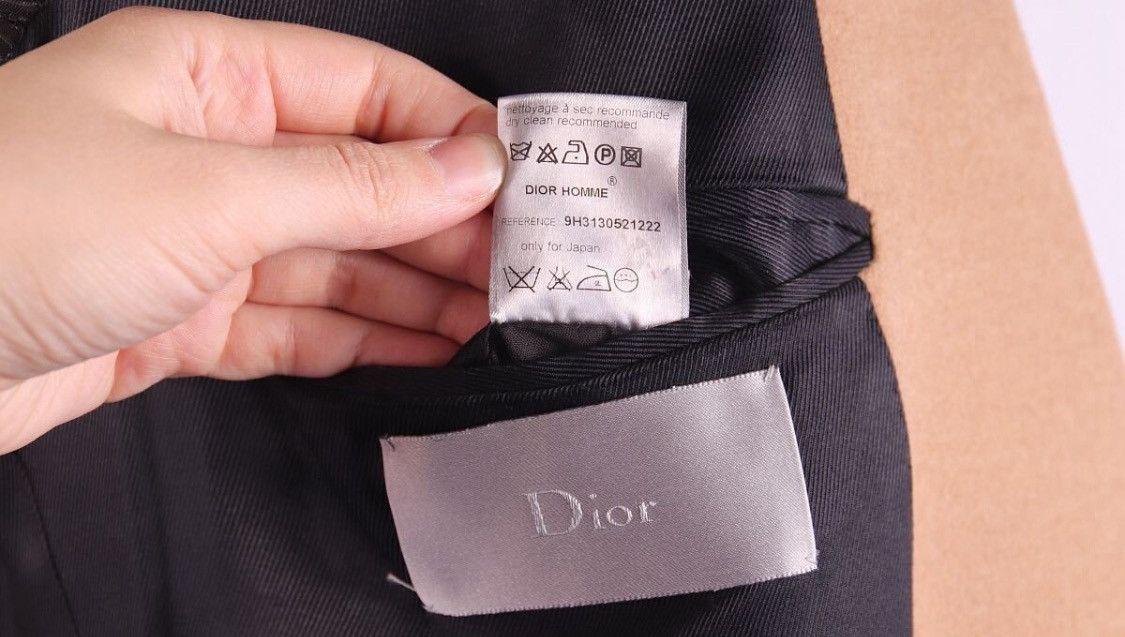 Dior Dior Homme FW2009 Camelhair Wool Heavy Coat Beige Size US L / EU 52-54 / 3 - 4 Thumbnail