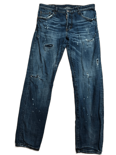 Vintage Dsquared2 Distressed Denim Jeans Size 32
